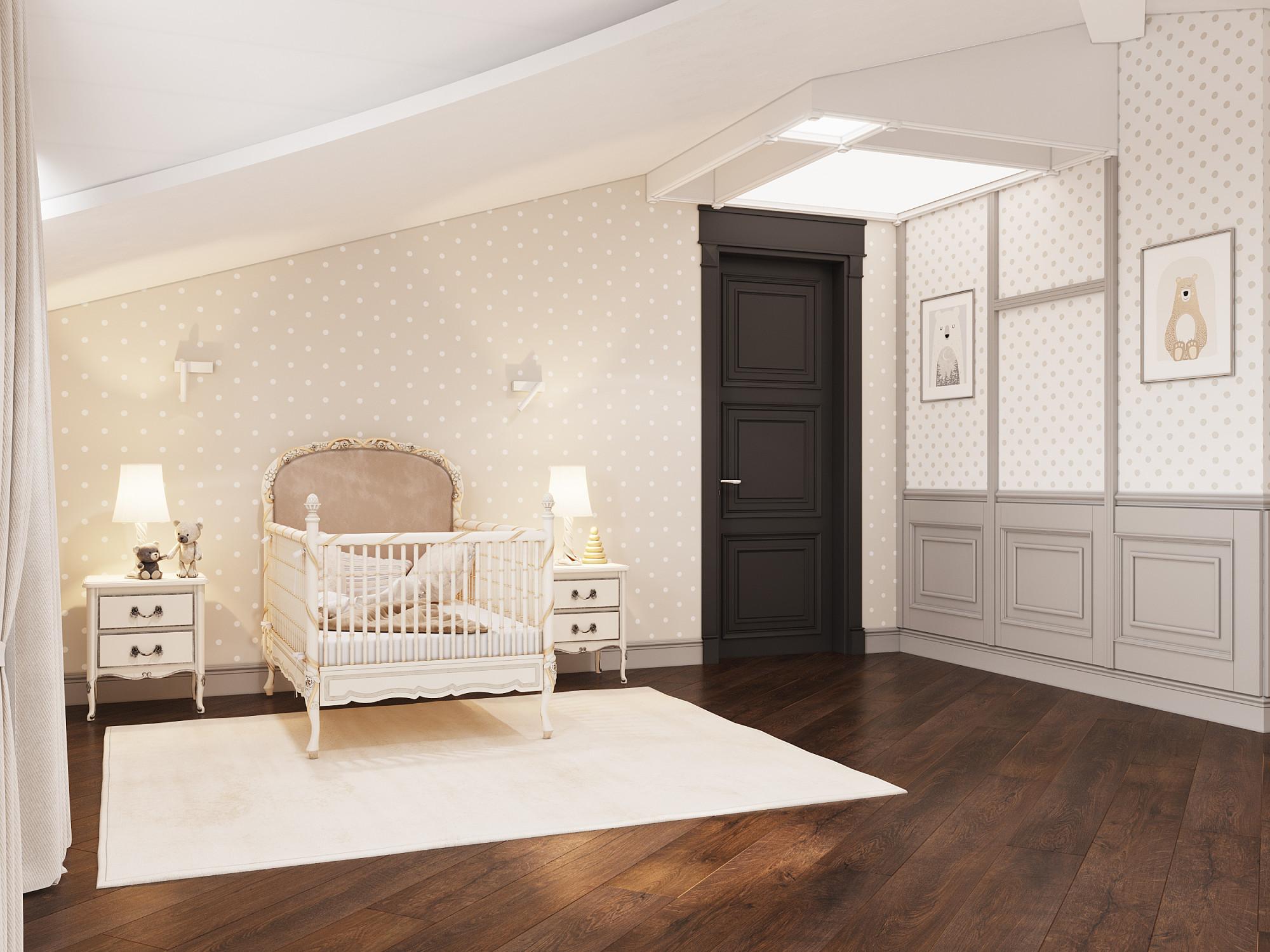 Nursery room №1 made in the style of Contemporary classics