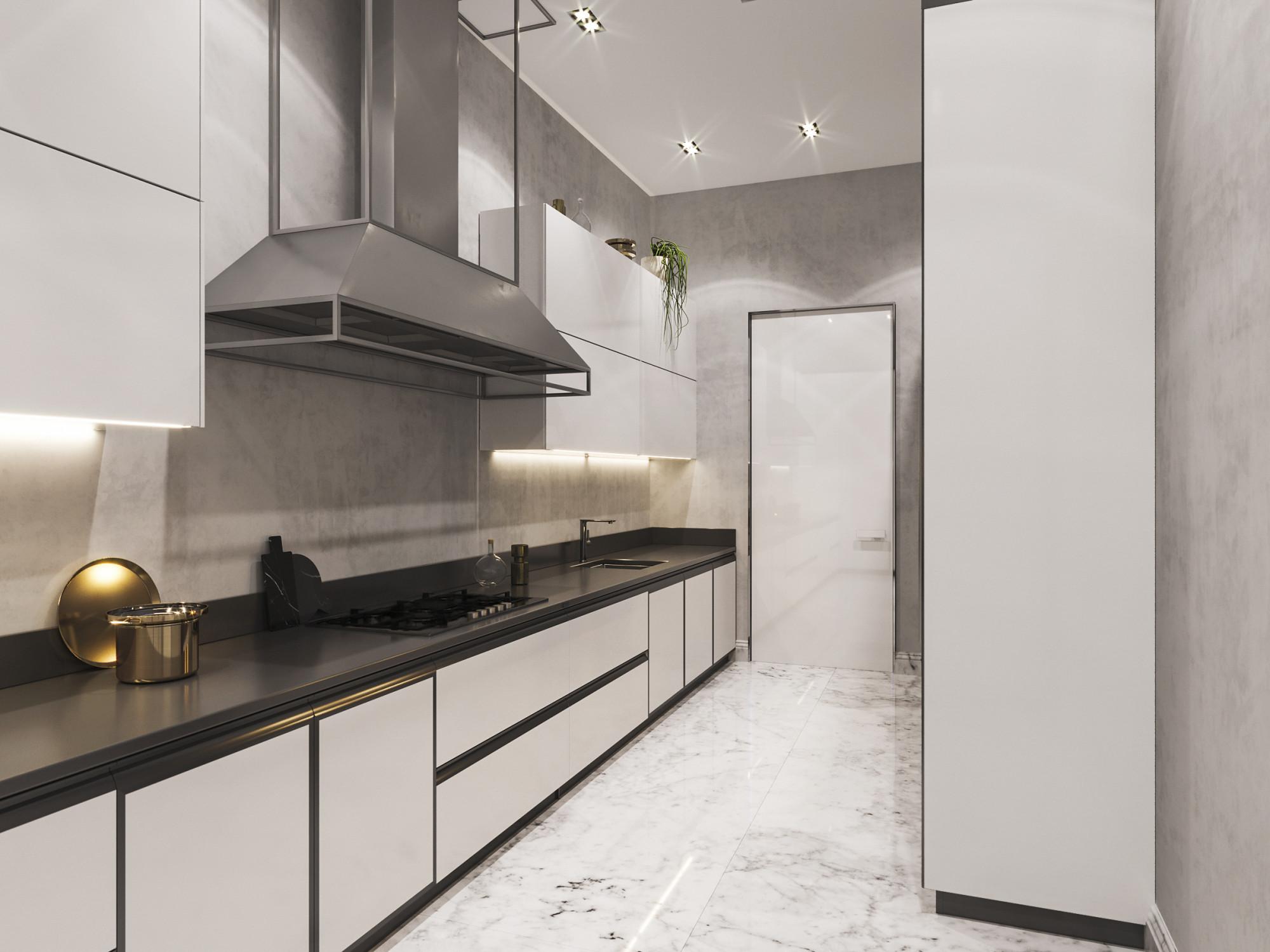 Technical kitchen made in the style of Modern Contemporary