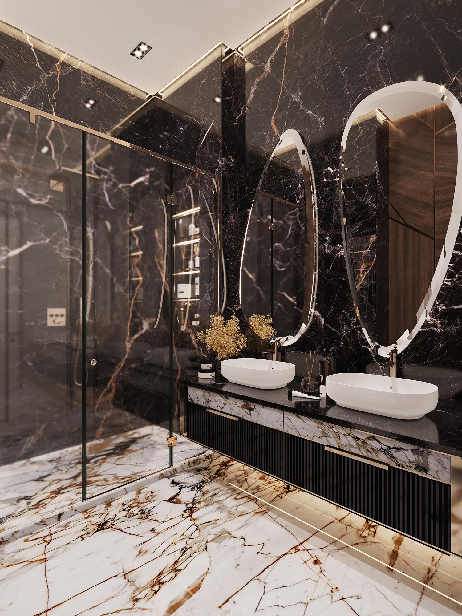 Bathroom in the bedroom №3 made in the style of Modern Contemporary