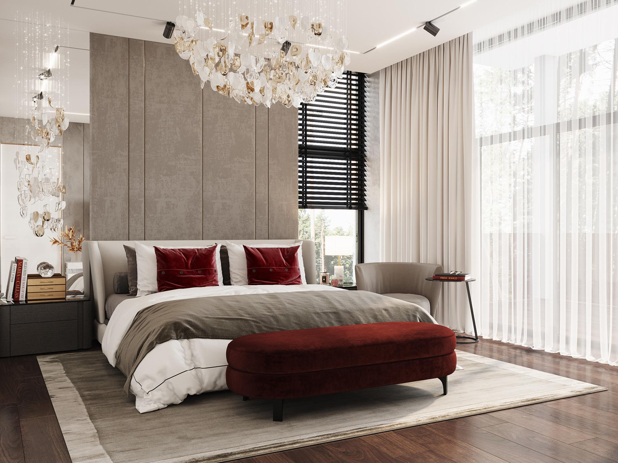 Bedroom №4 made in the style of Contemporary