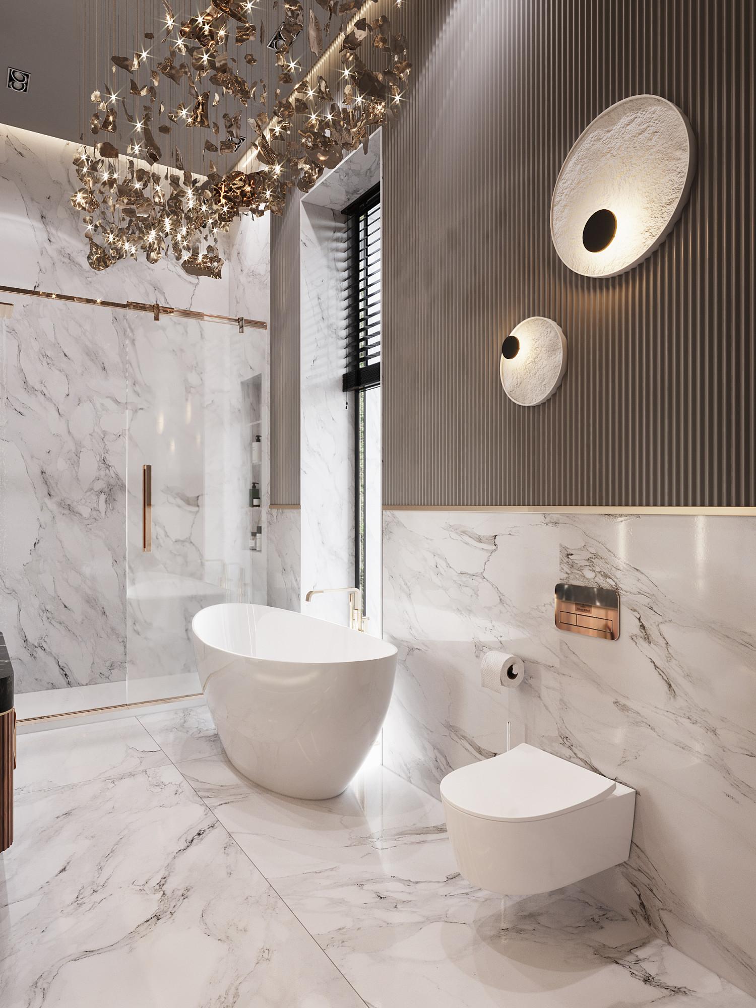 Bathroom in the bedroom №4 made in the style of Modern Contemporary
