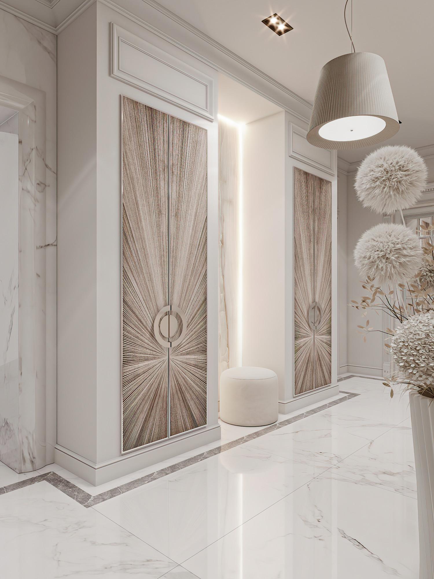 Hall on the 1st floor made in the style of Contemporary classics