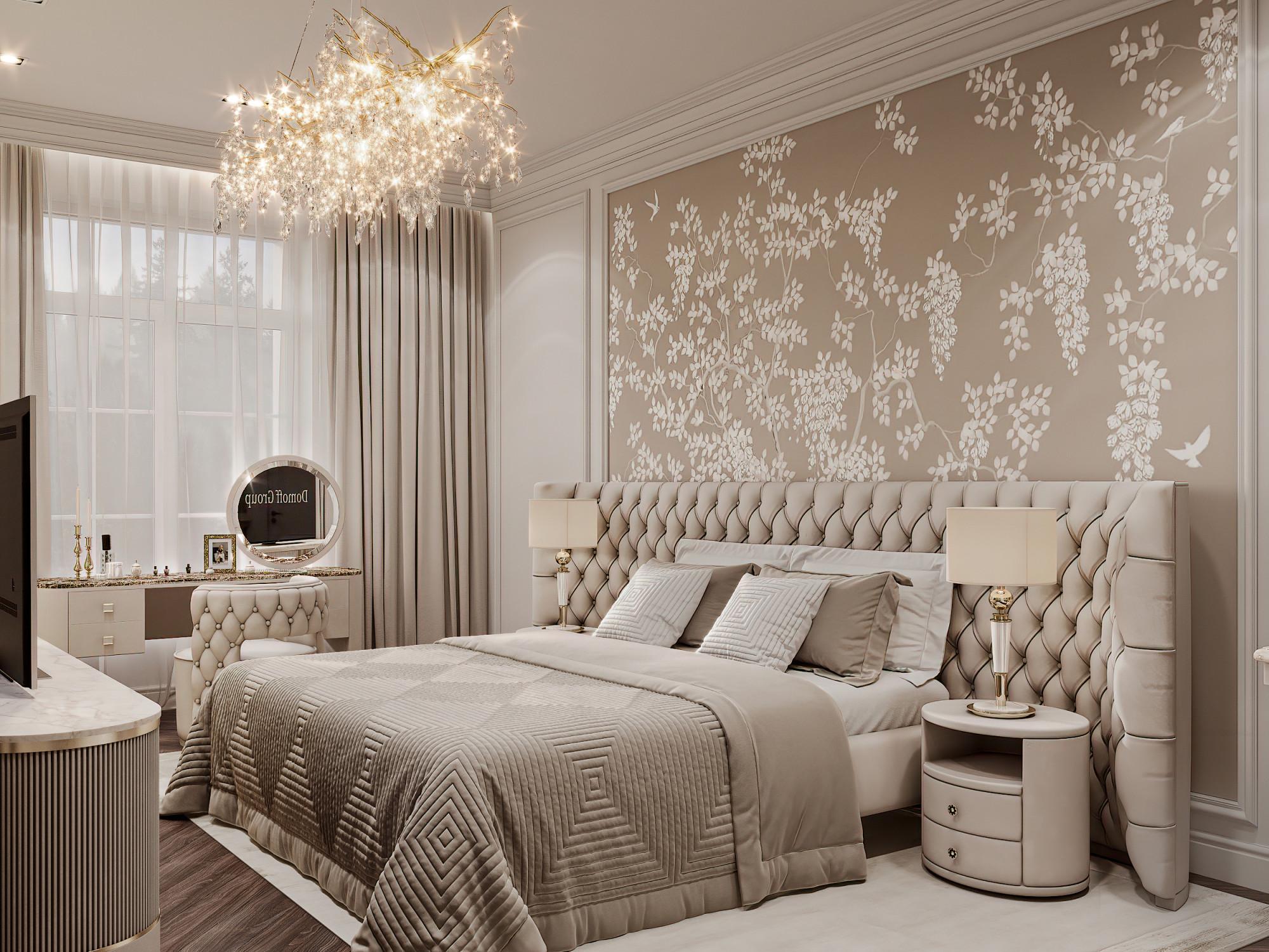 Women's bedroom made in the style of Contemporary classics