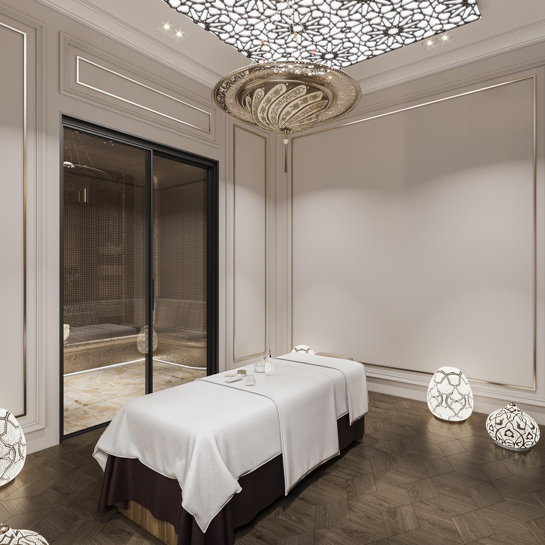 Hammam made in the style of Contemporary classics