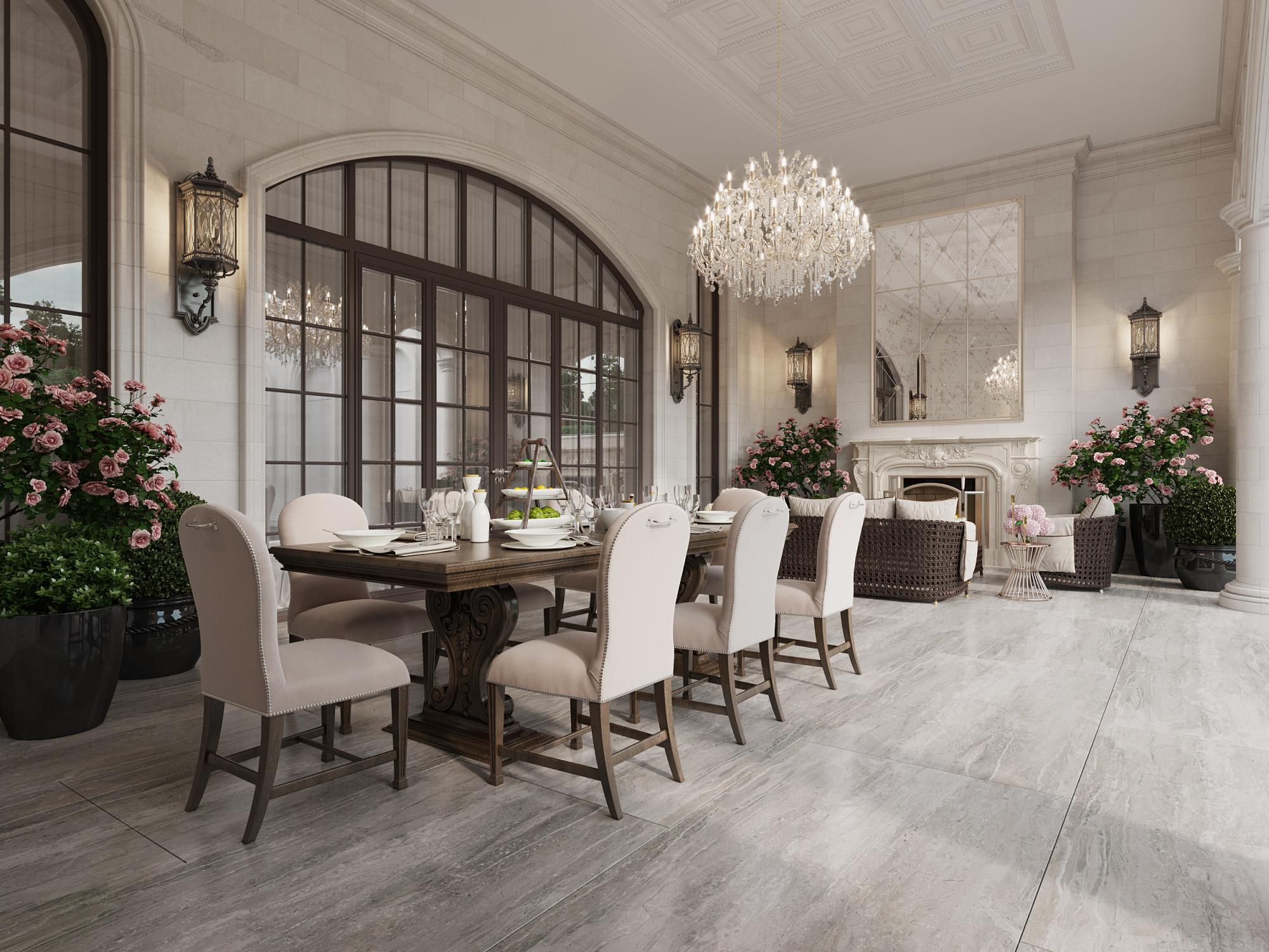 Terrace №2 made in the style of Contemporary classics Neoclassicism