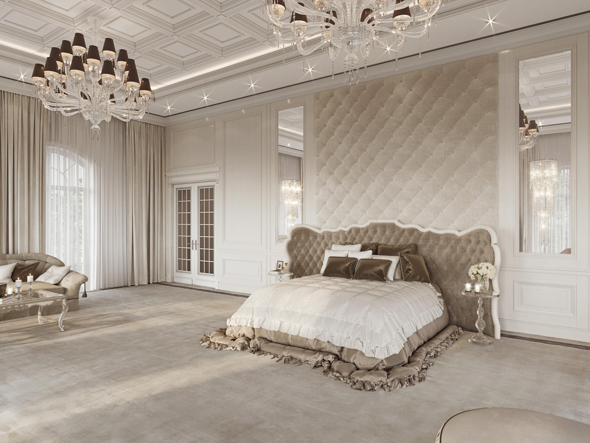 Master bedroom made in the style of Contemporary classics Neoclassicism