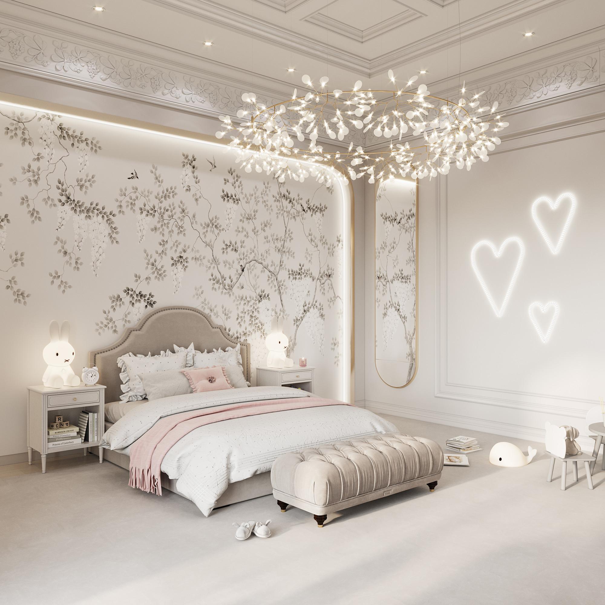 Nursery room №1 made in the style of Neoclassicism