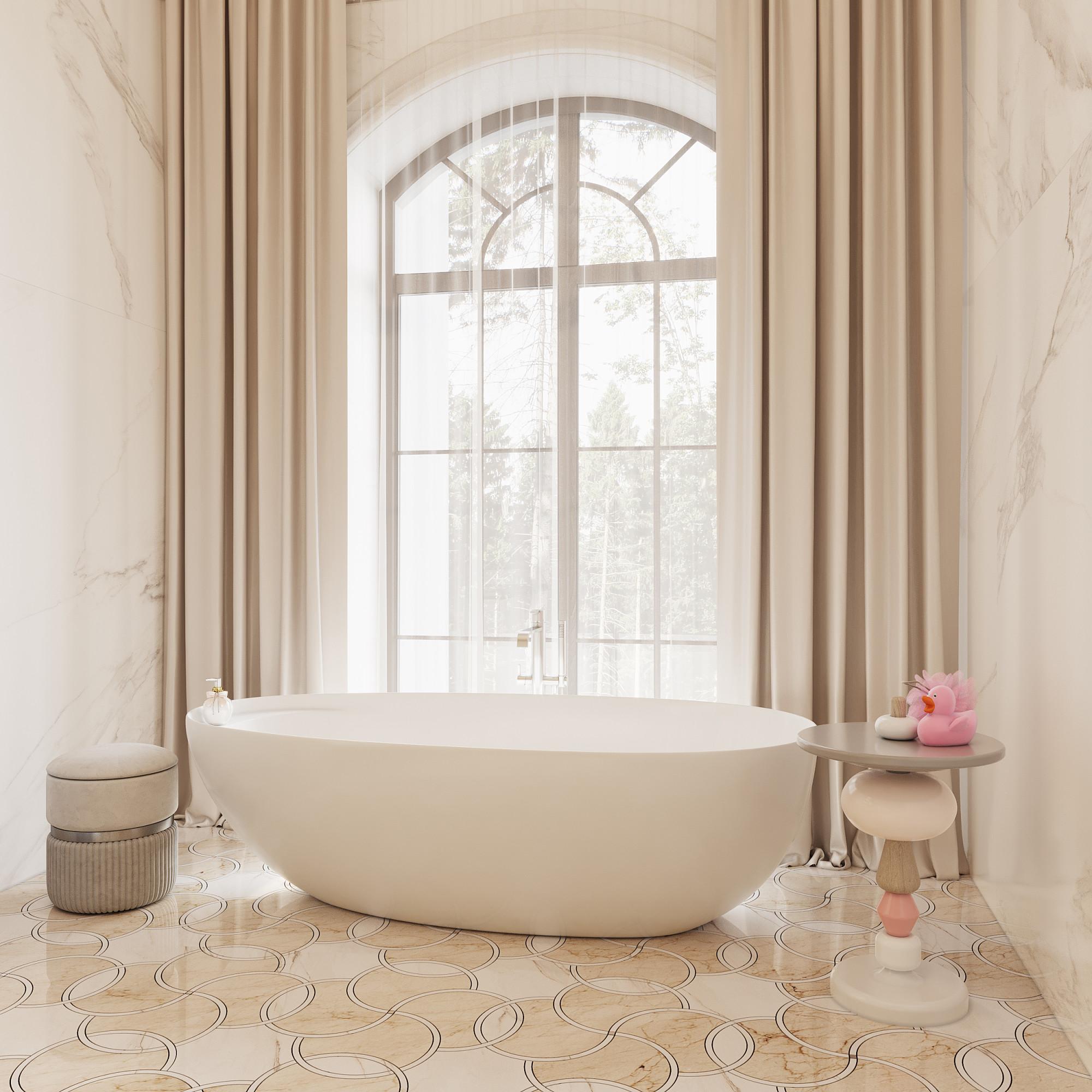 Bathroom in the nursery room №1 made in the style of Contemporary classics