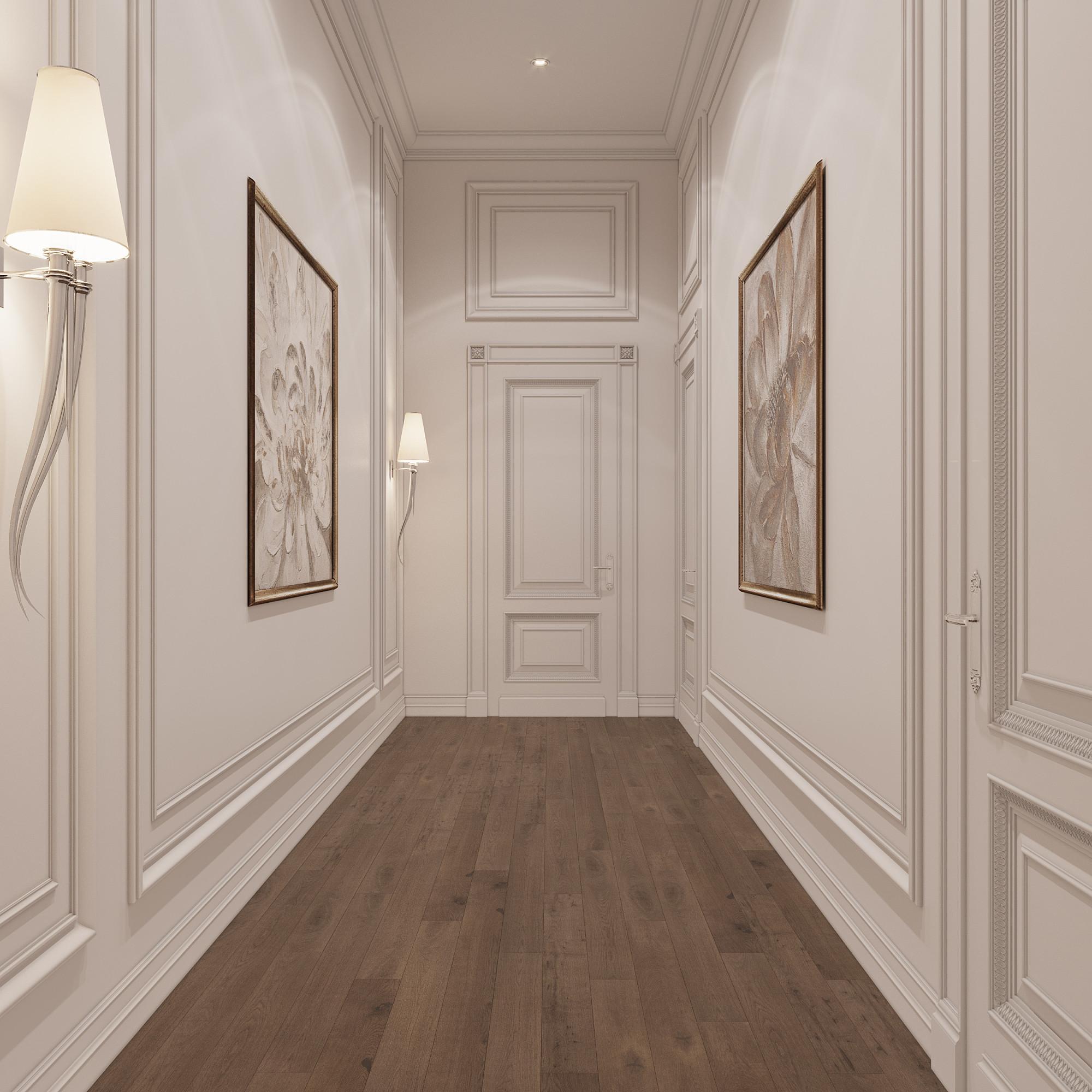 Corridor made in the style of Contemporary classics
