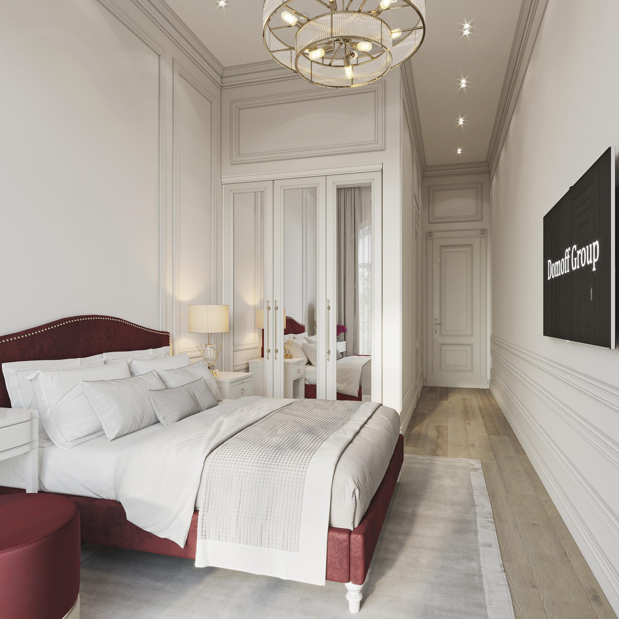 Nanny's bedroom №2 made in the style of Contemporary classics Neoclassicism