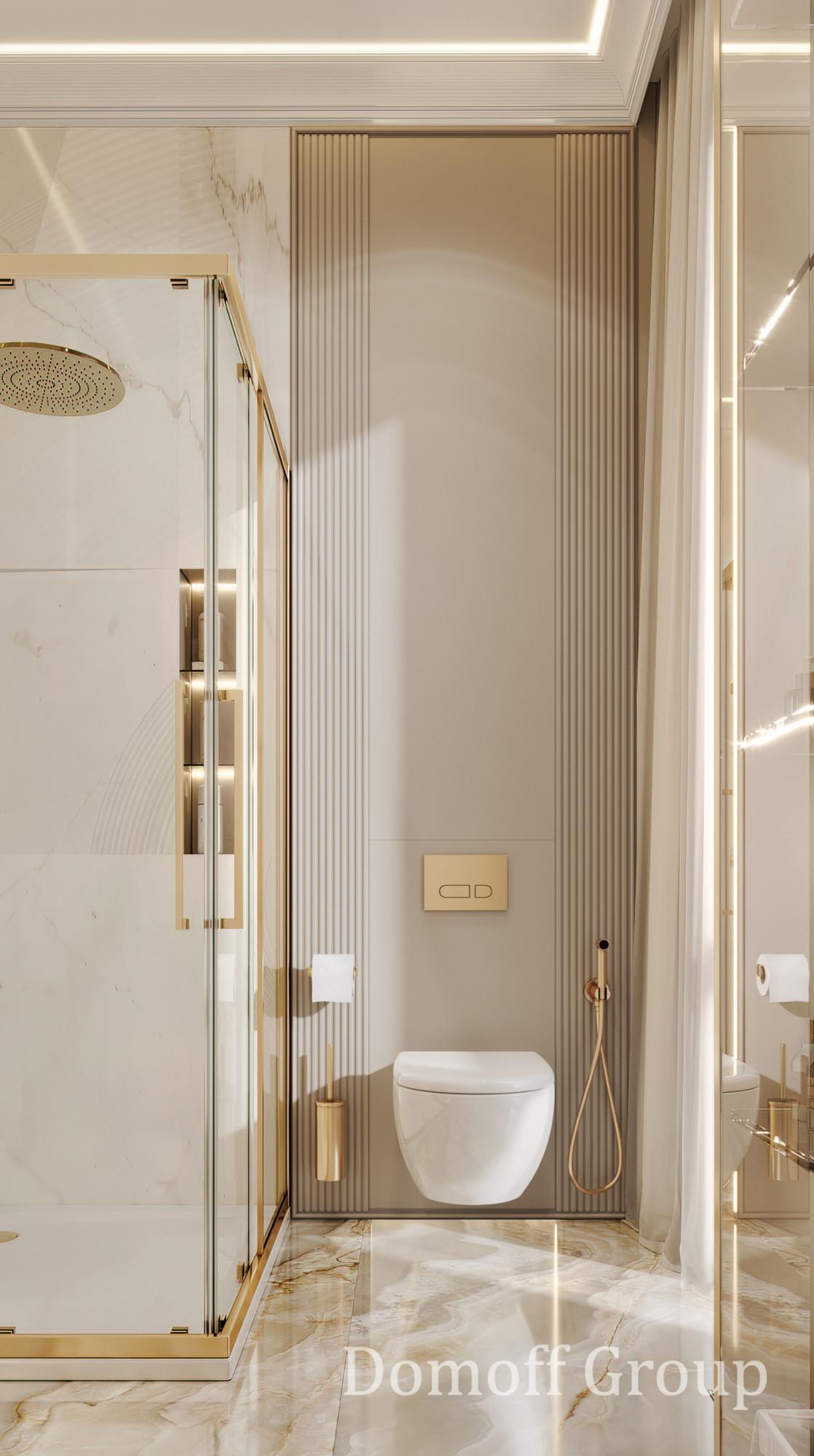 Bathroom in the bedroom №1 made in the style of Contemporary classics
