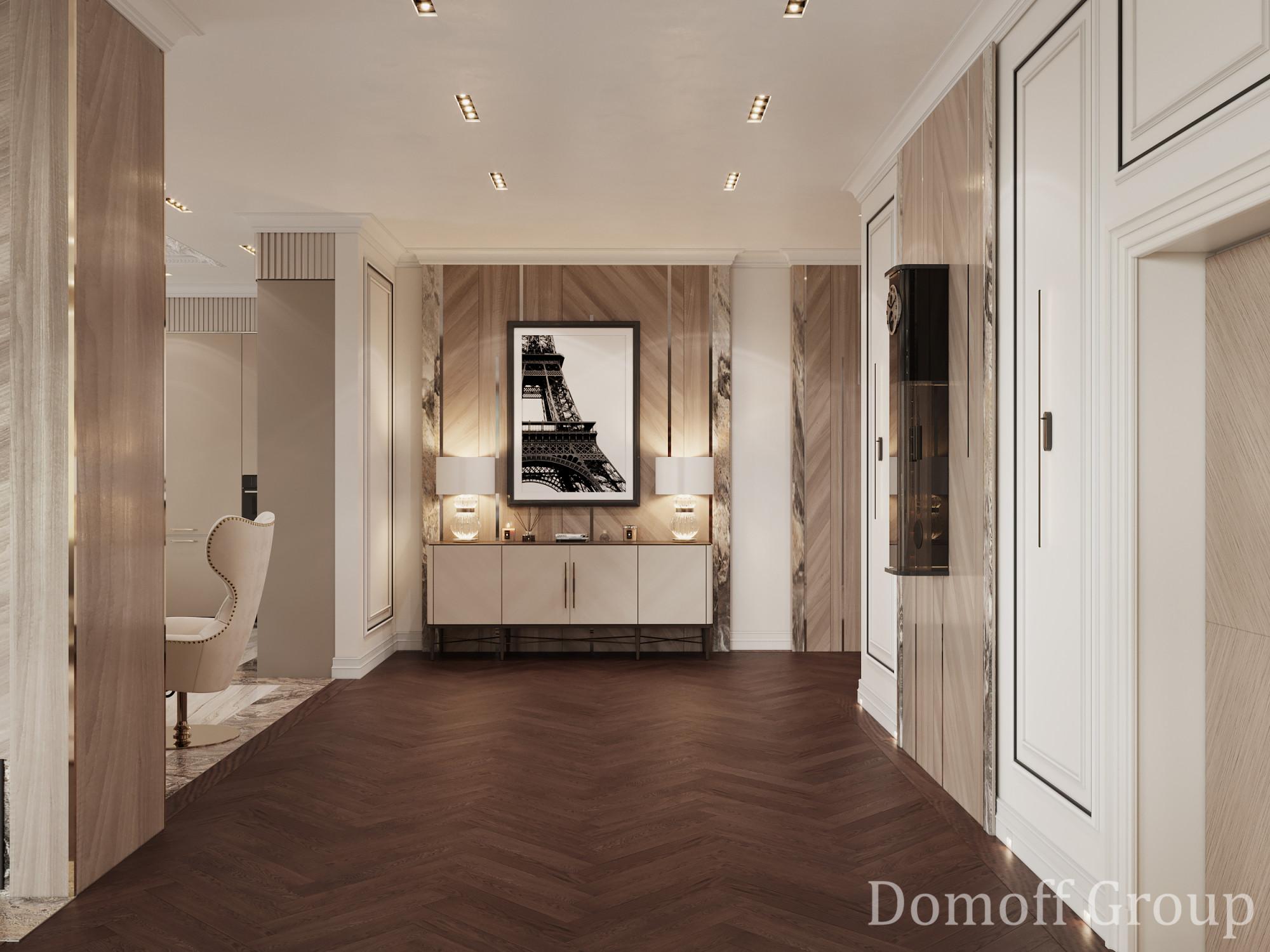 Hall on the 1st floor made in the style of Contemporary classics