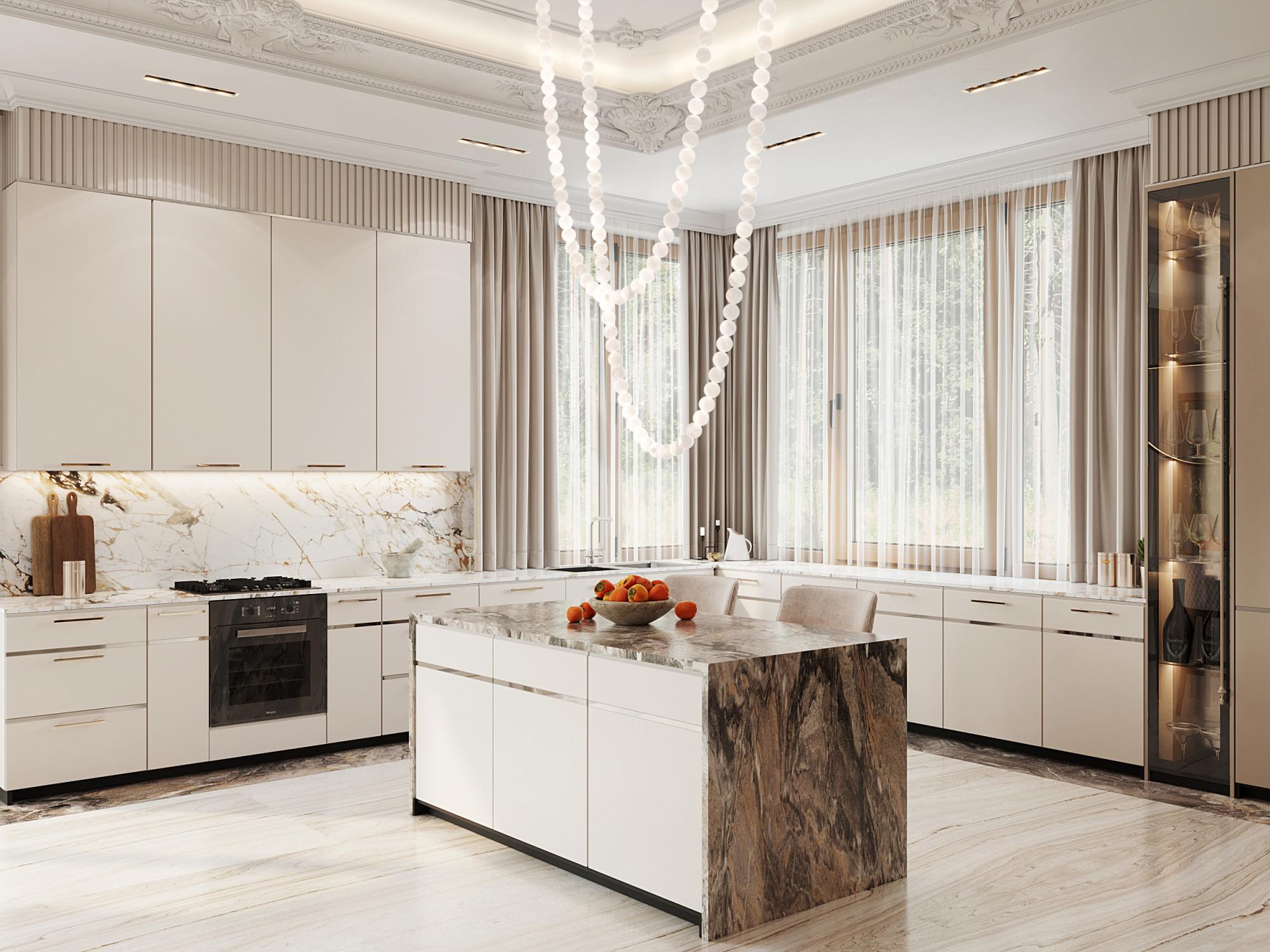 Kitchen made in the style of Contemporary classics