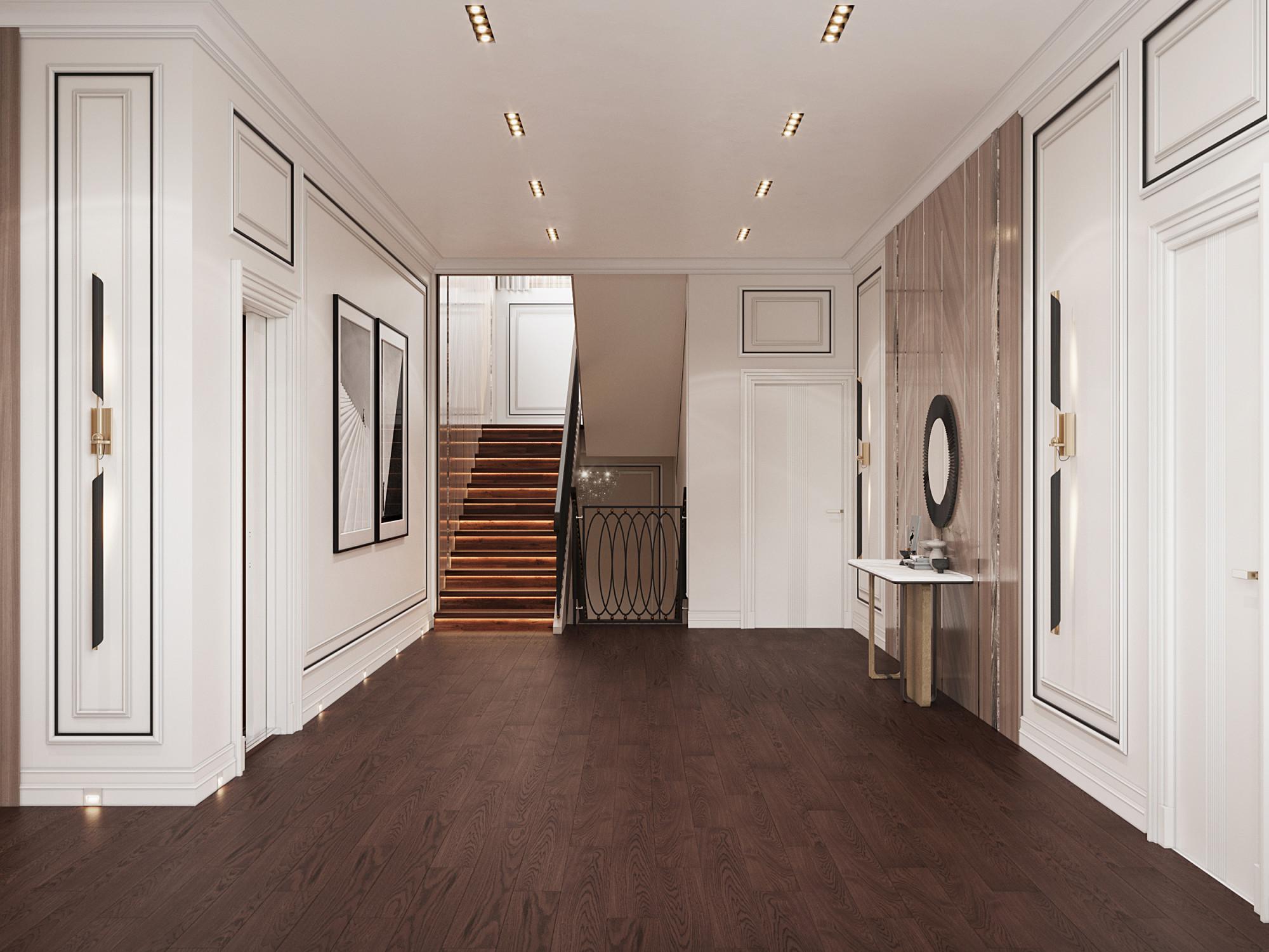 Hall on the 2nd floor made in the style of Contemporary classics