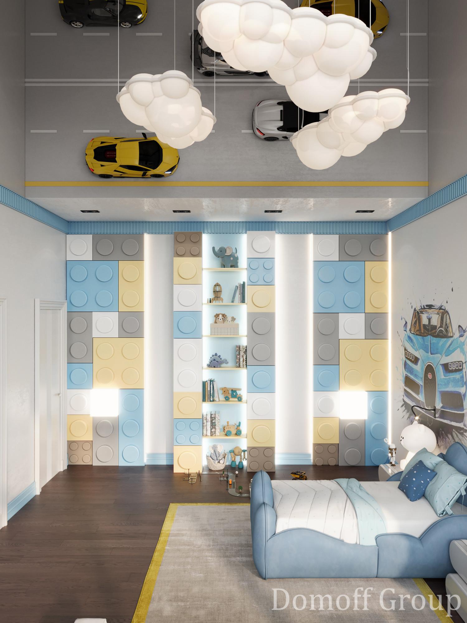 Nursery room №1 made in the style of Contemporary