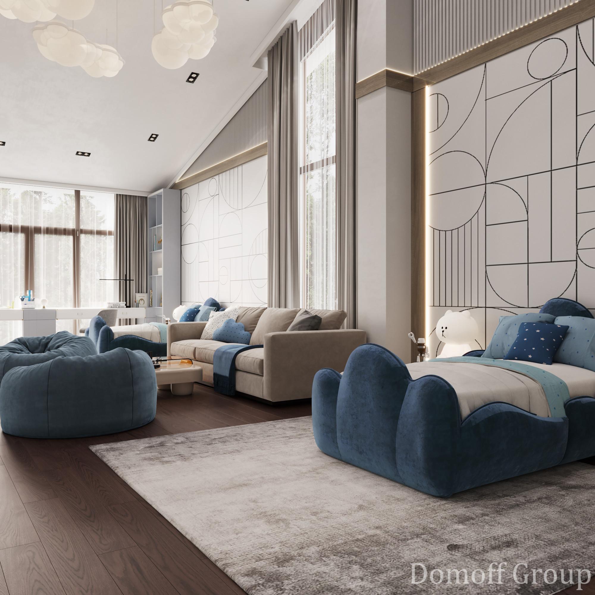 Nursery room №2 made in the style of Contemporary