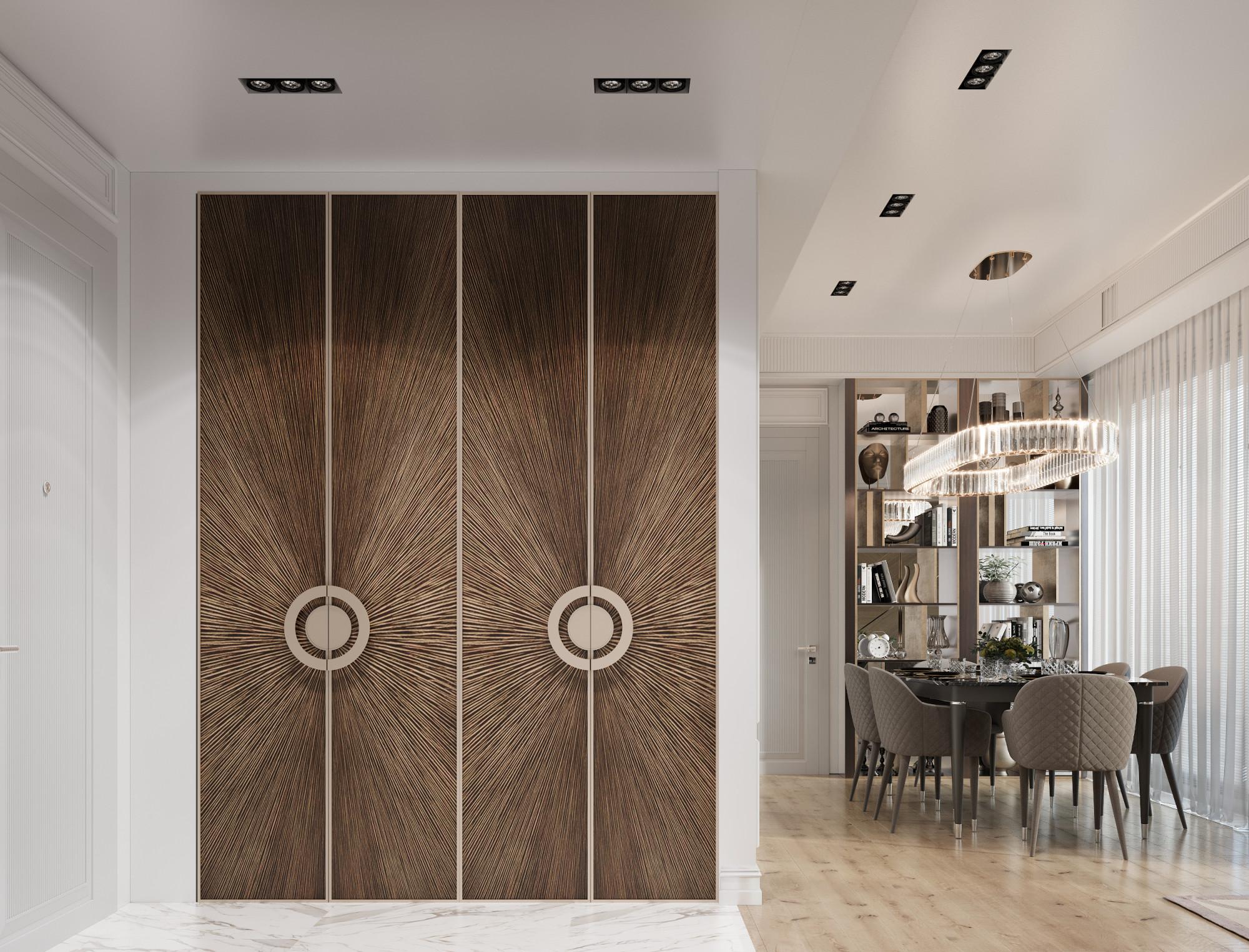 Hall made in the style of Neoclassicism