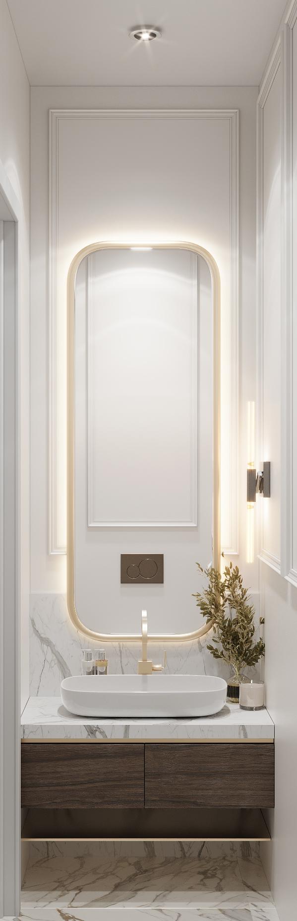 Guest bathroom  made in the style of Contemporary