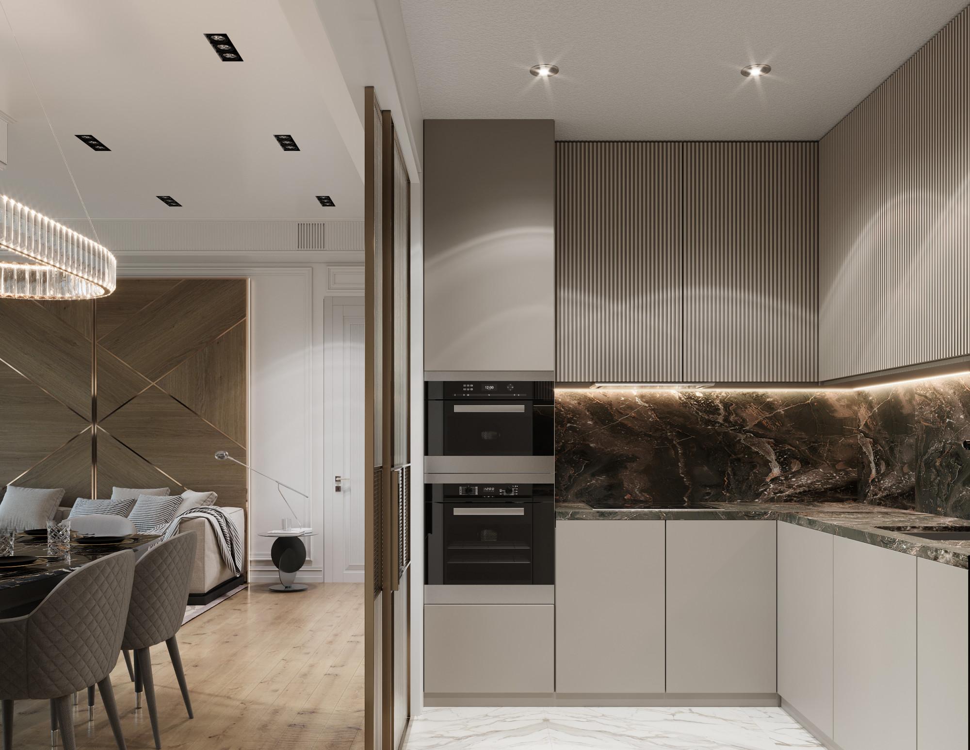 Kitchen made in the style of Contemporary