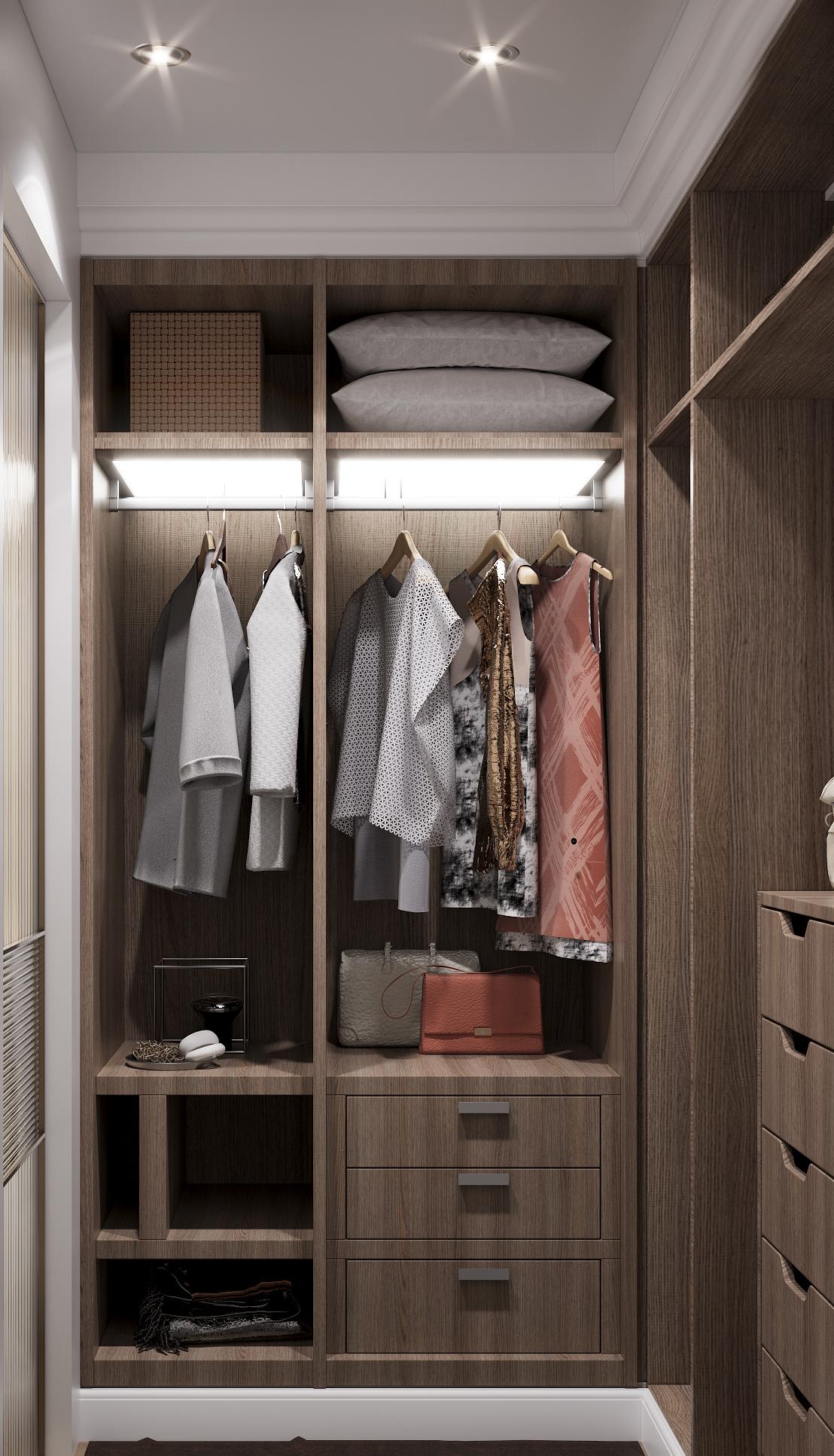 Dressing room made in the style of Contemporary