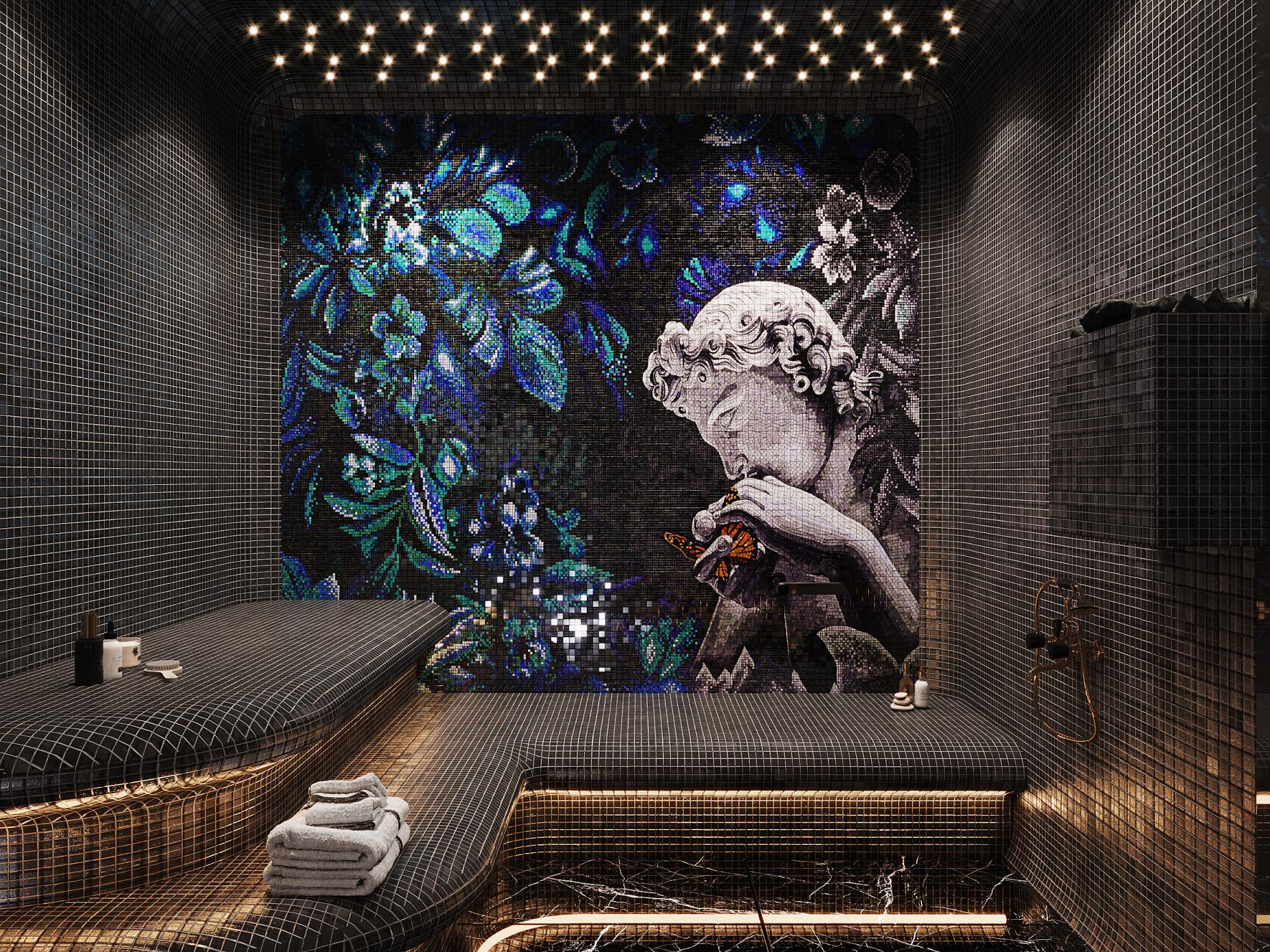 Hammam made in the style of Contemporary