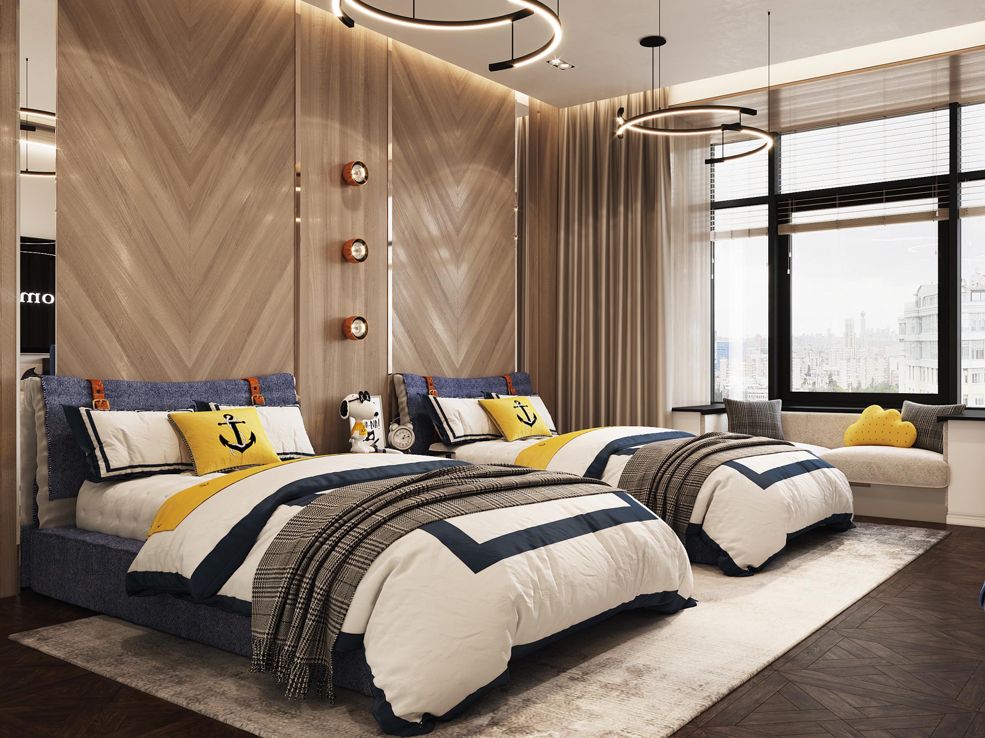 Nursery room made in the style of Contemporary Neoclassicism