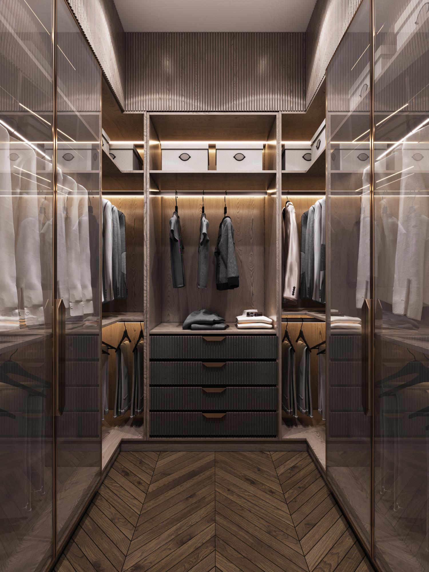Dressing room made in the style of Neoclassicism Contemporary
