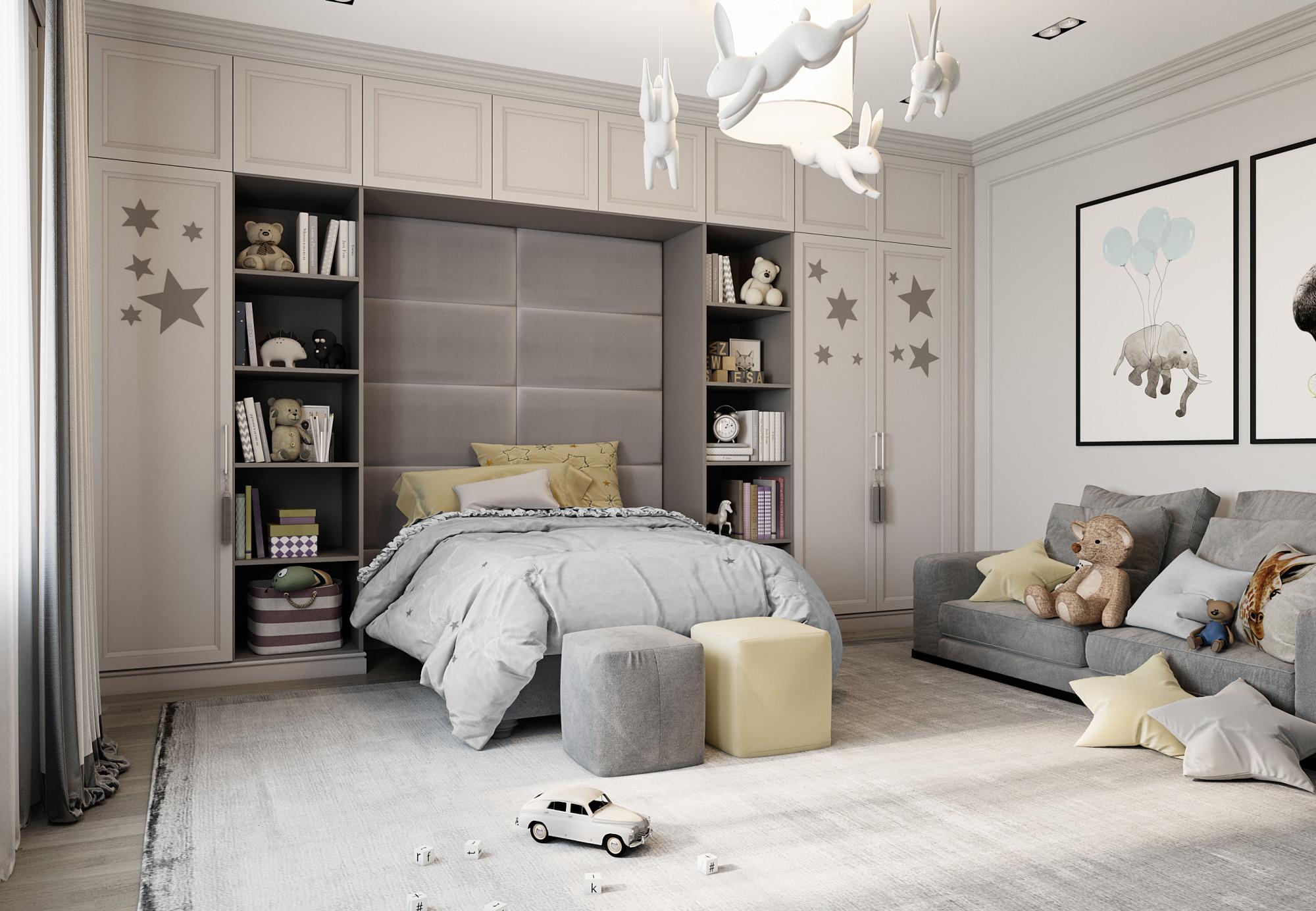 Nursery room №1 made in the style of Contemporary classics