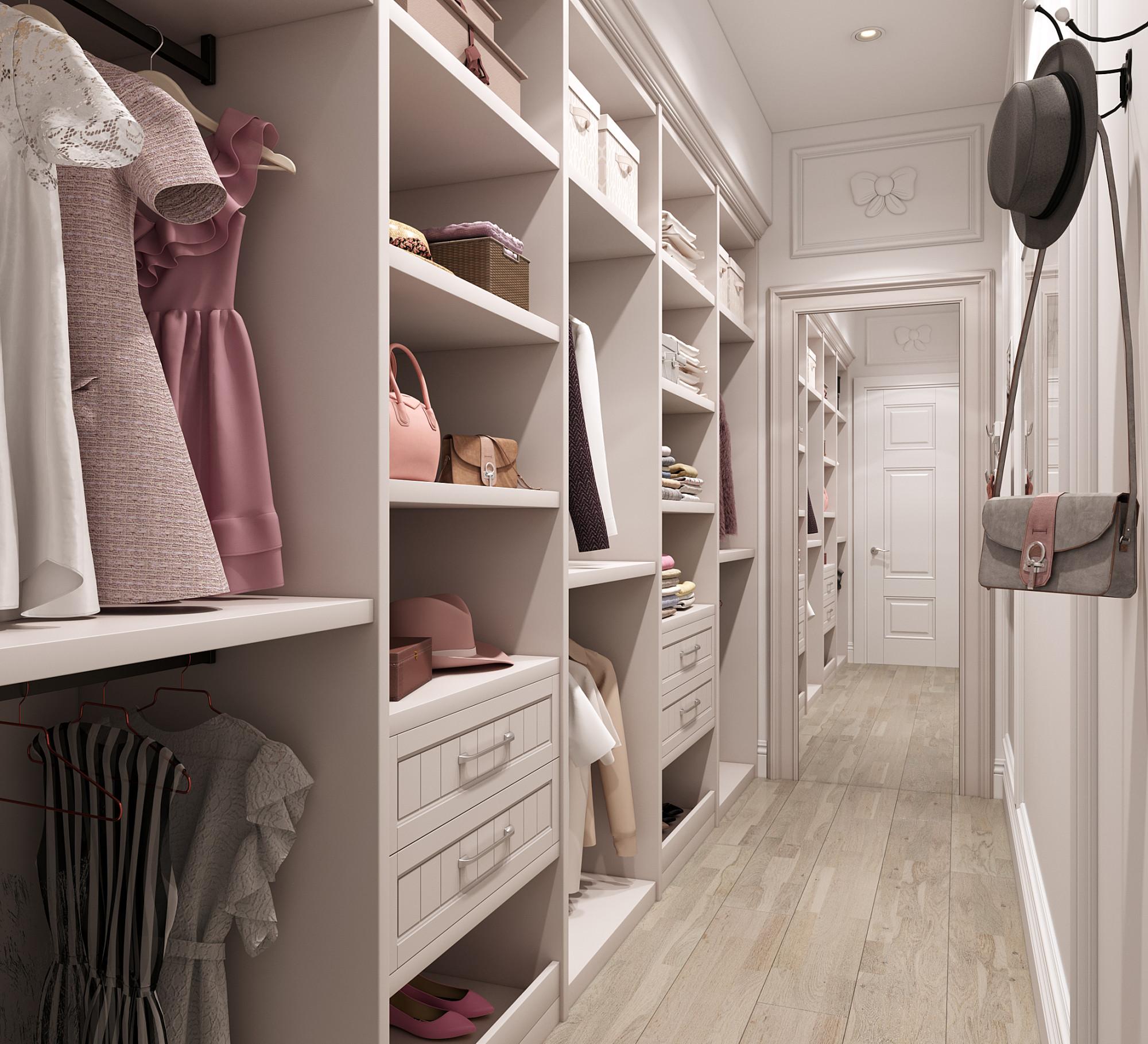 Nursery dressing room on the 2nd floor made in the style of Contemporary classics