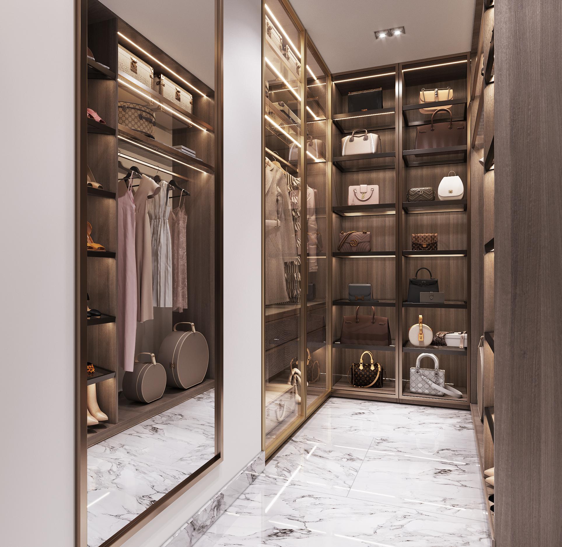 Dressing room made in the style of Contemporary classics
