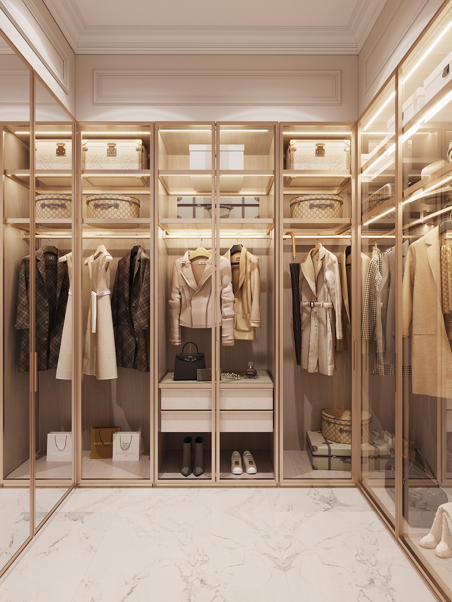 Dressing room made in the style of Contemporary classics