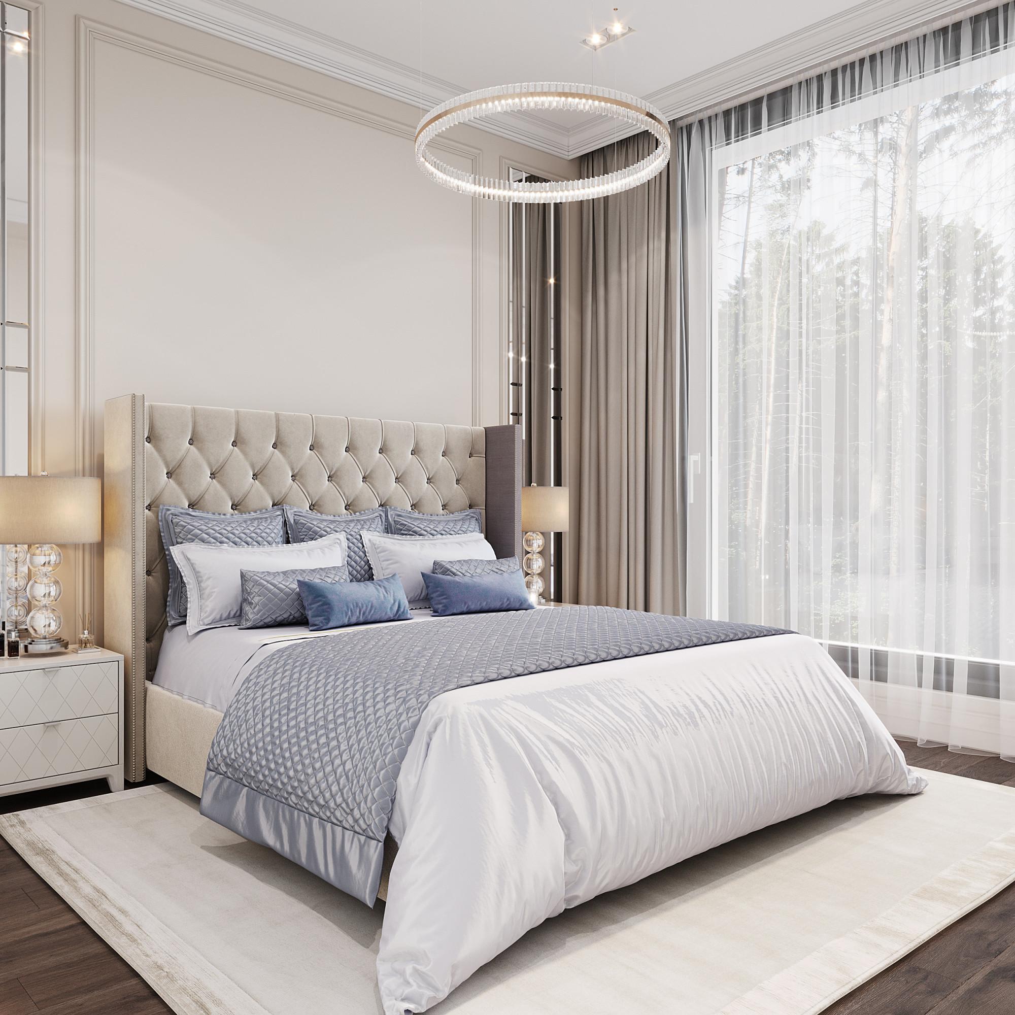 Guest bedroom on the 2nd floor made in the style of Contemporary classics