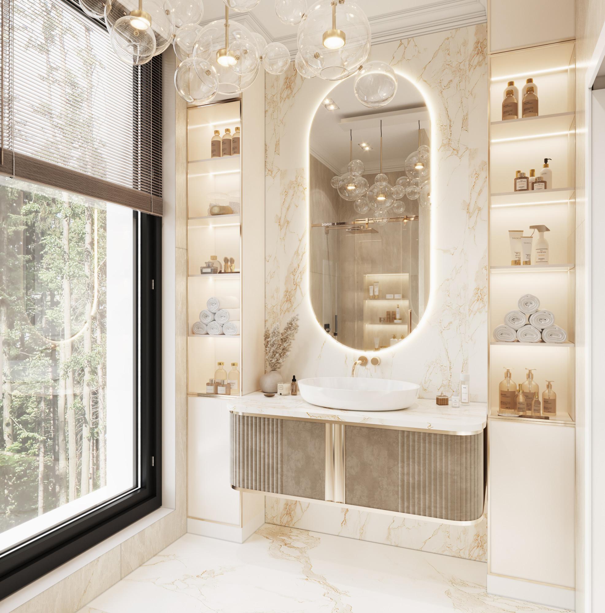 Bathroom on the 2nd floor made in the style of Contemporary classics