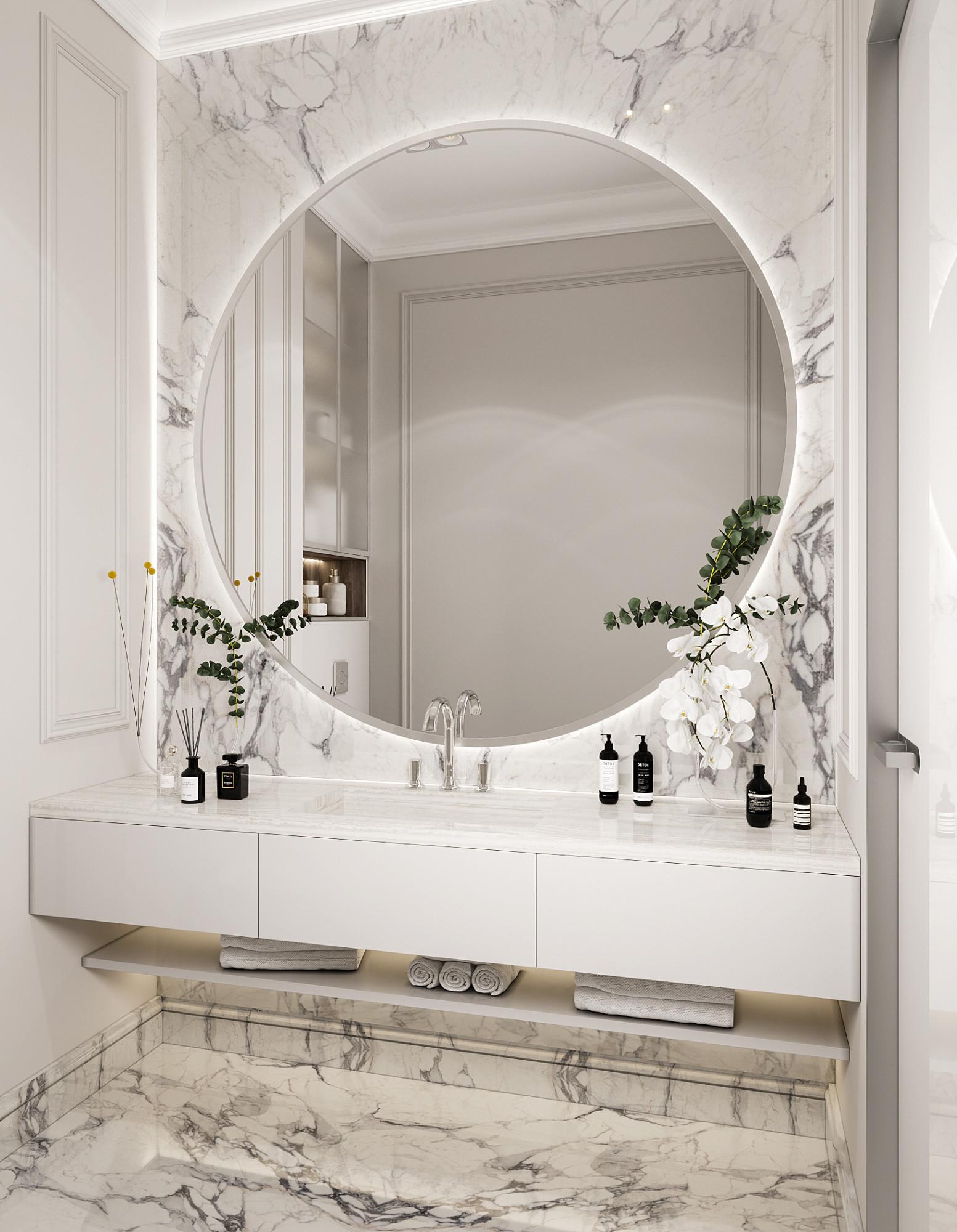 Guest bathroom  made in the style of Contemporary classics