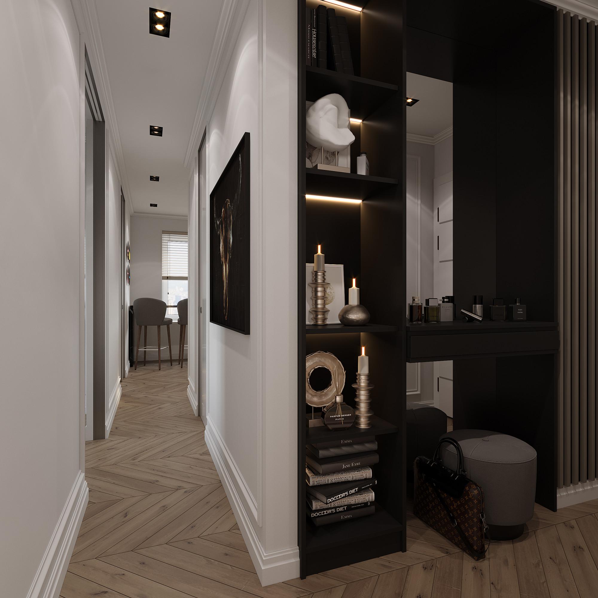 Hall made in the style of Contemporary Minimalism