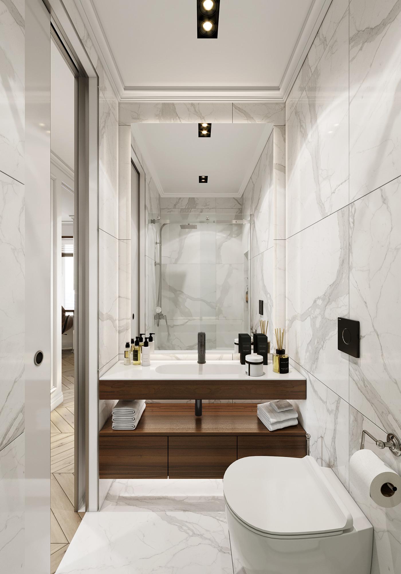 Bathroom made in the style of Contemporary