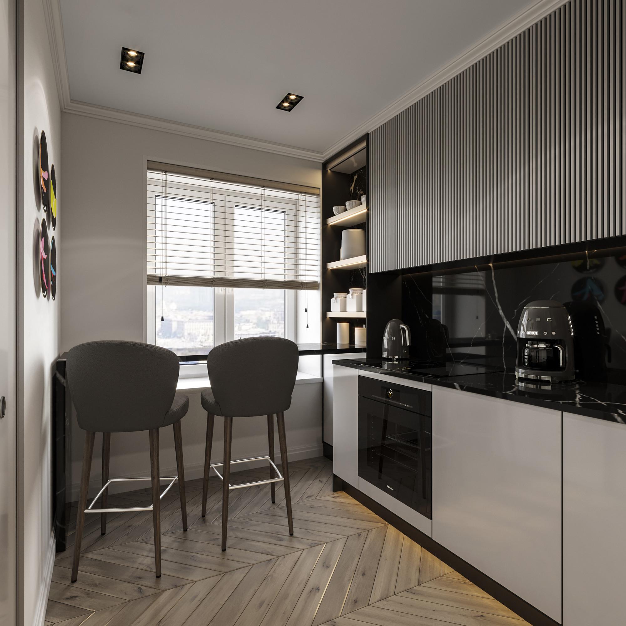 Kitchen made in the style of Contemporary Minimalism