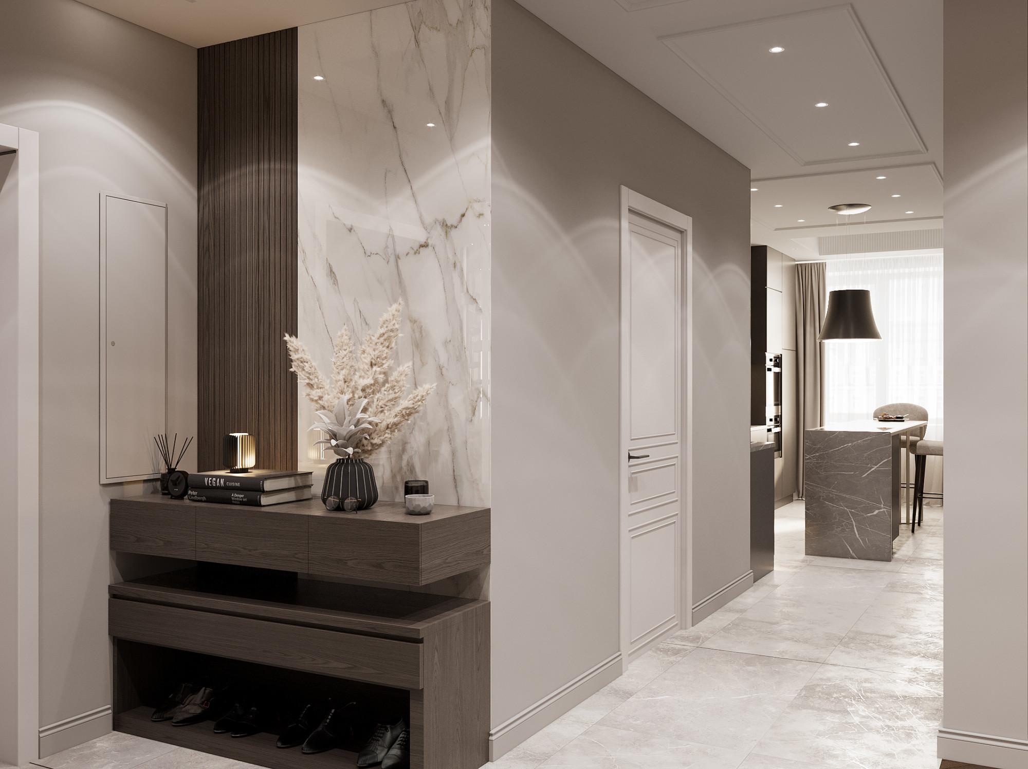 Hall made in the style of Contemporary Minimalism