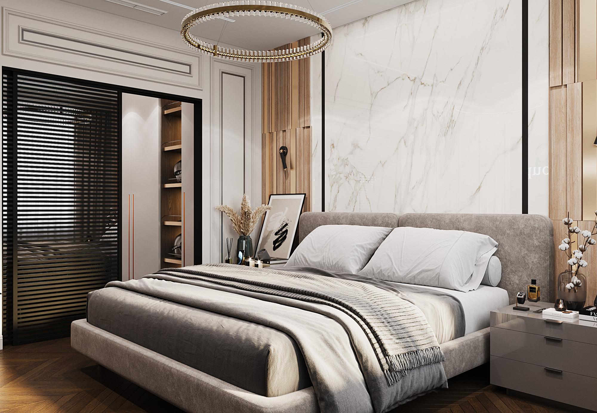 Bedroom made in the style of Contemporary Minimalism