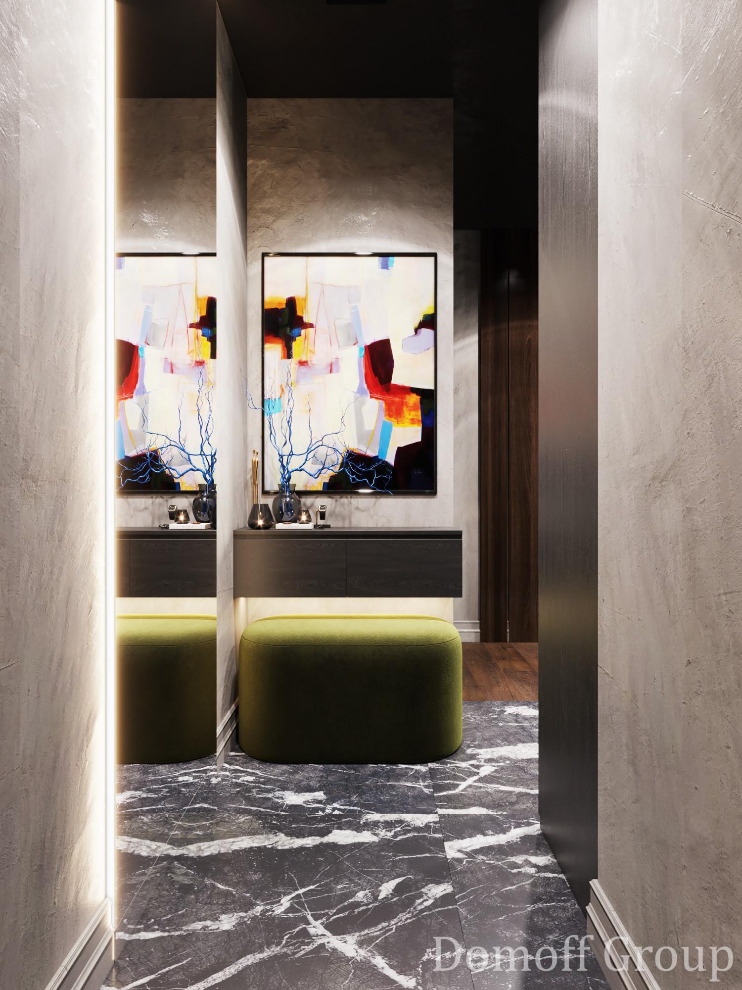 Hallway made in the style of Contemporary Minimalism