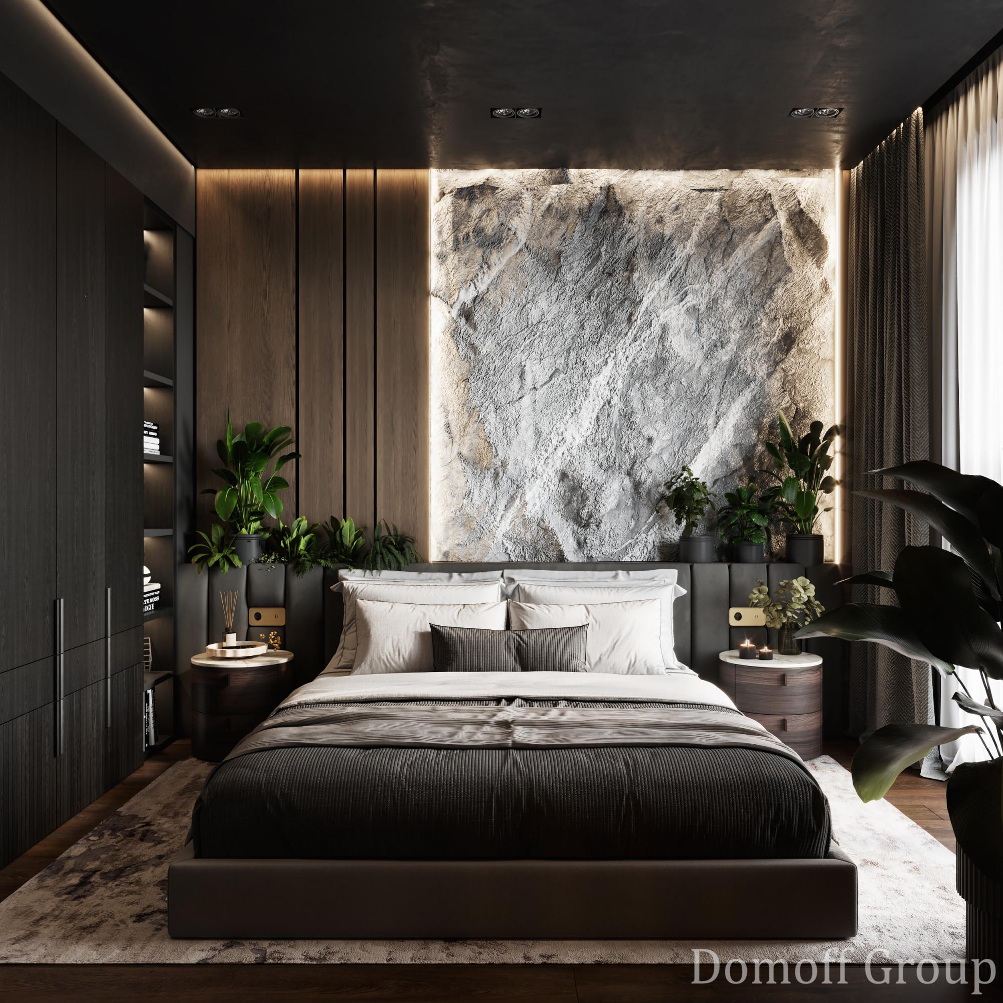 Bedroom made in the style of Contemporary Minimalism Loft