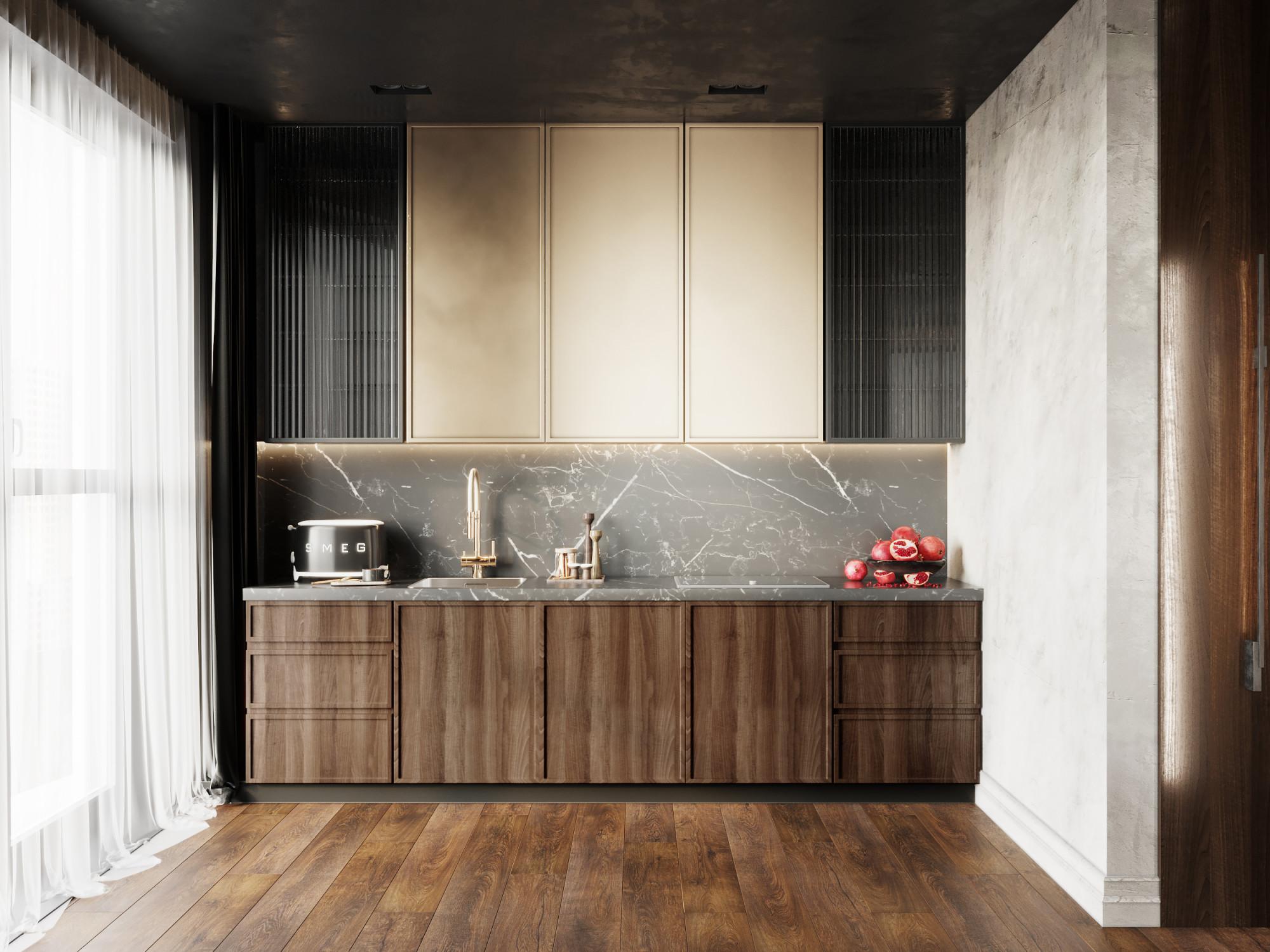 Kitchen made in the style of Contemporary Minimalism