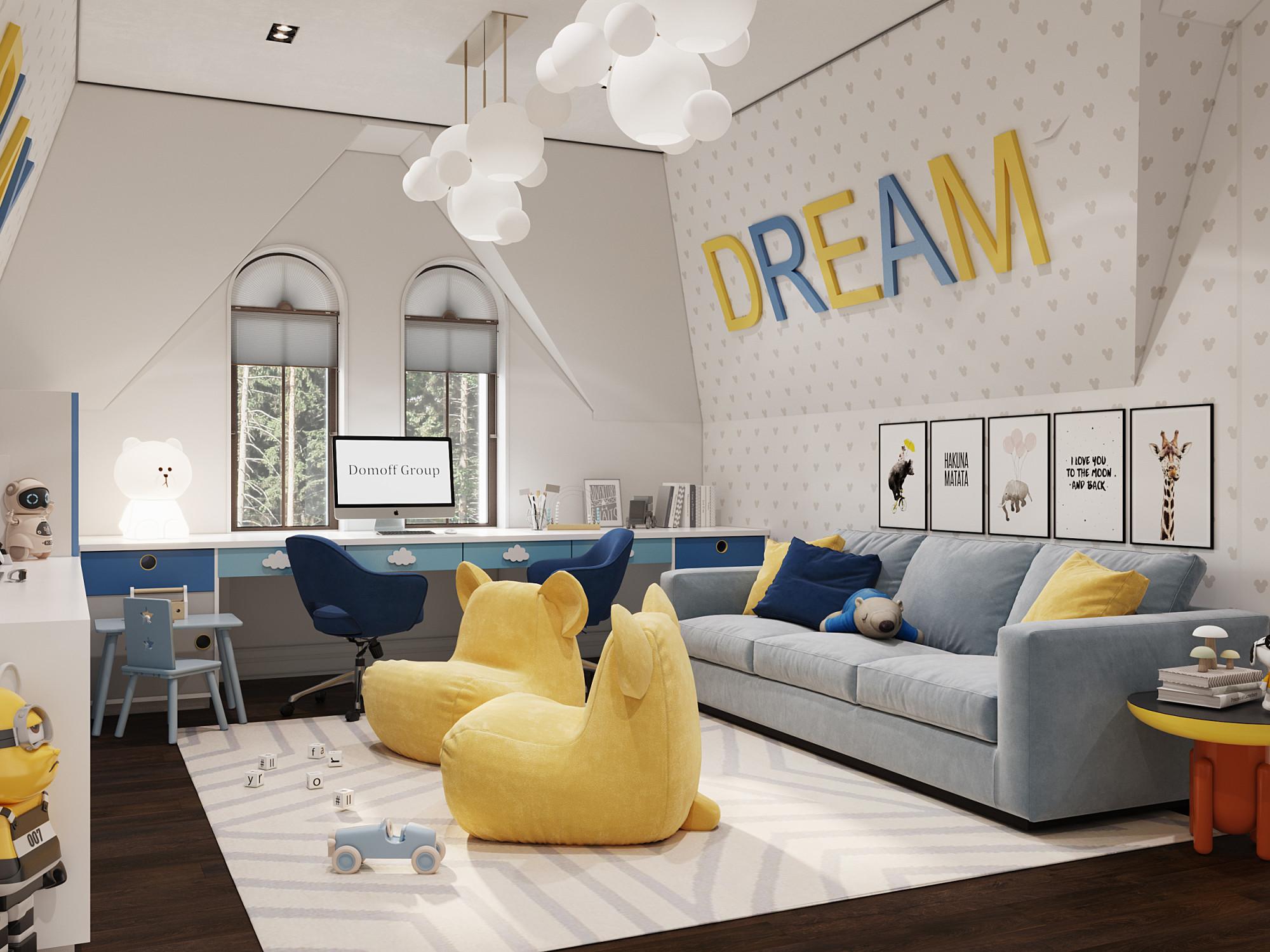 Play room made in the style of Contemporary