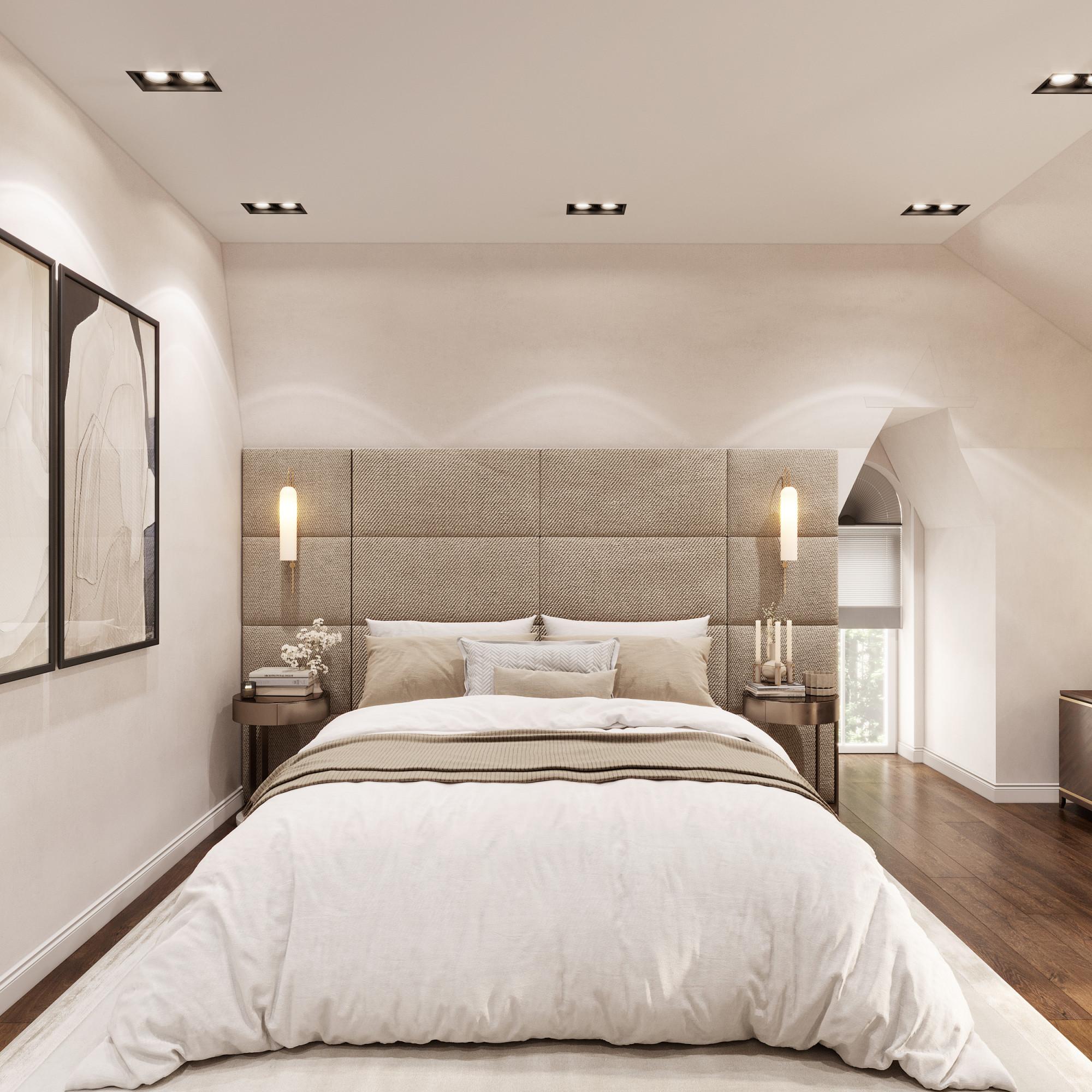 Guest bedroom №3 made in the style of Contemporary Minimalism