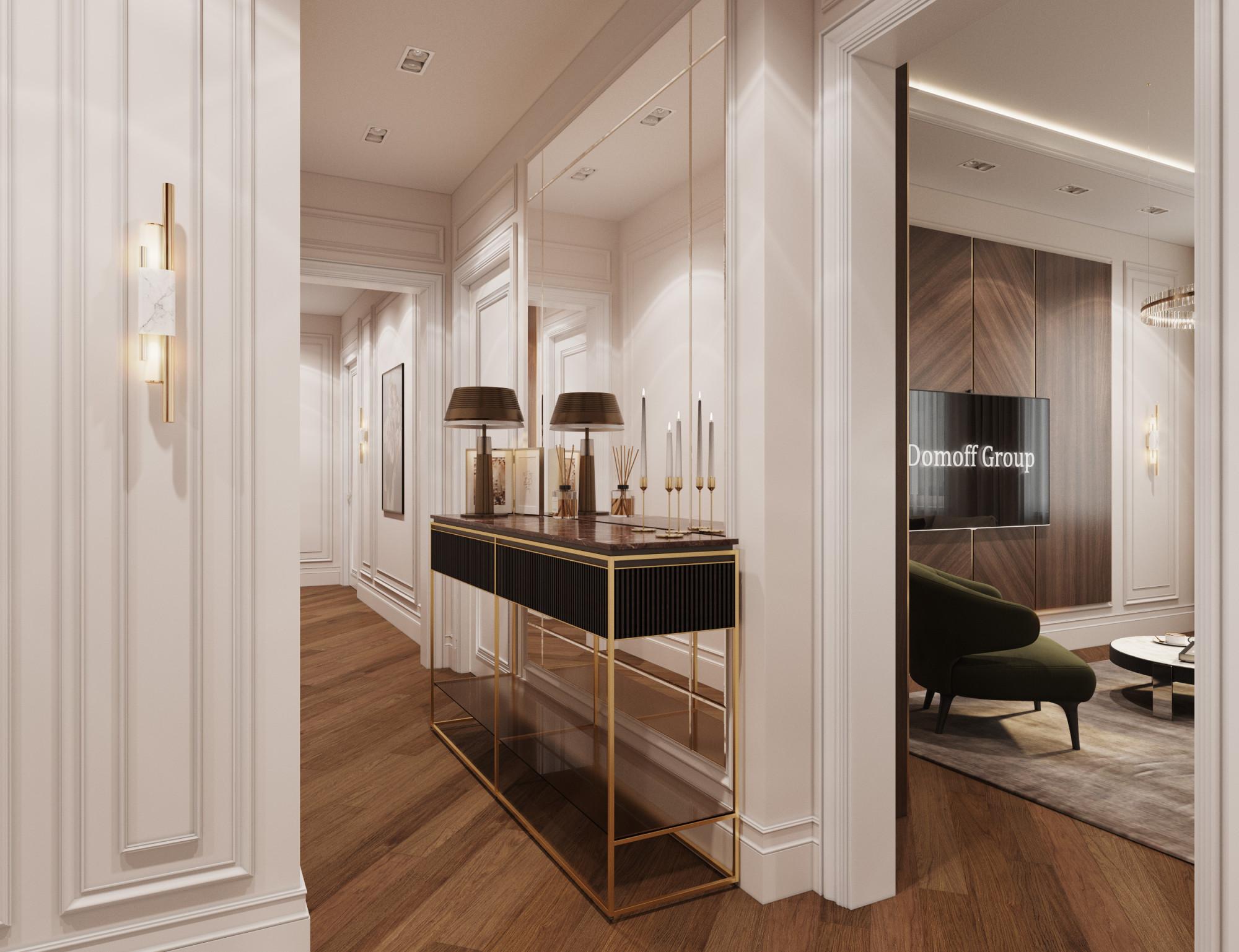 Hall made in the style of Neoclassicism Contemporary