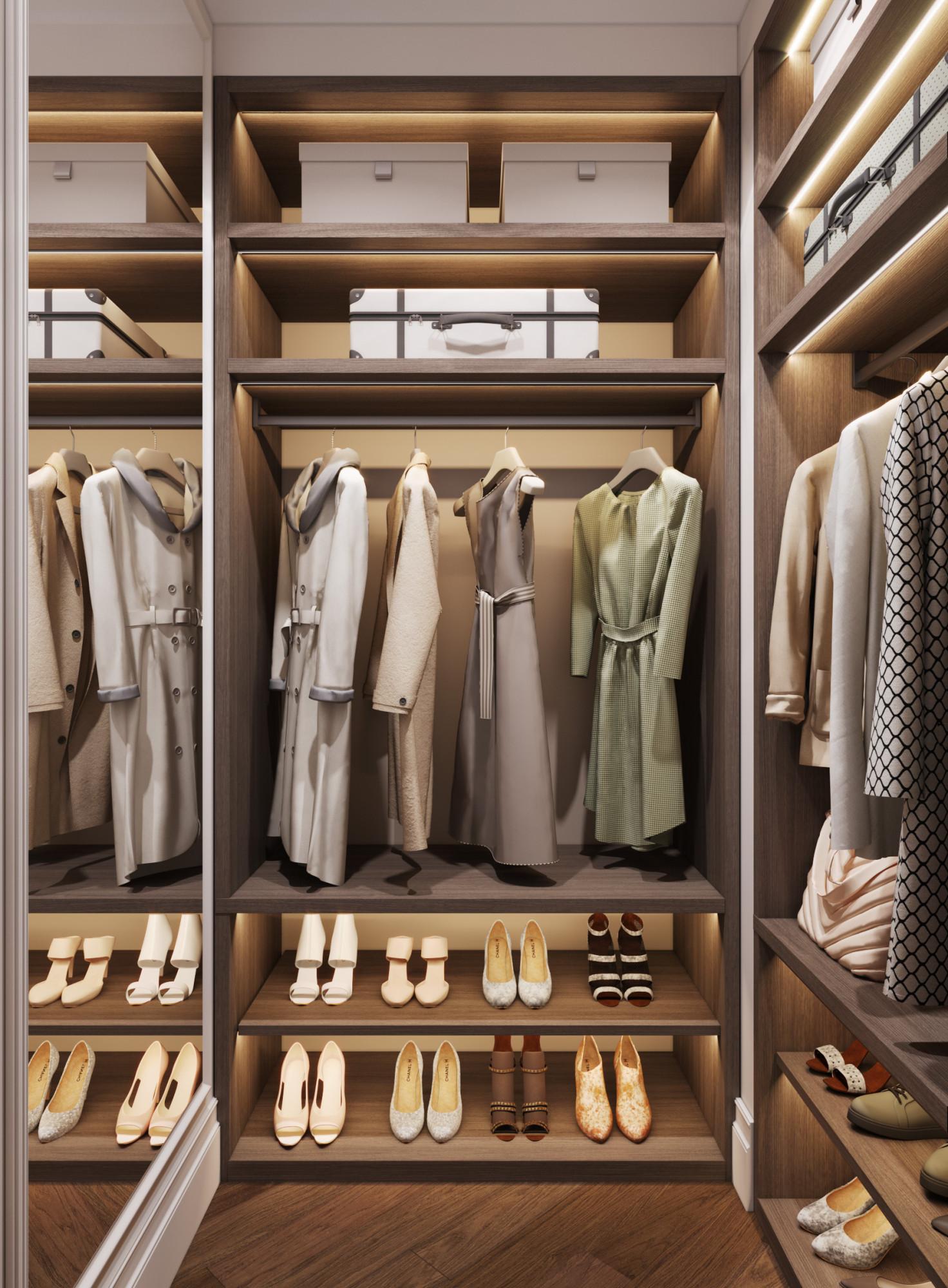 Dressing room made in the style of Contemporary