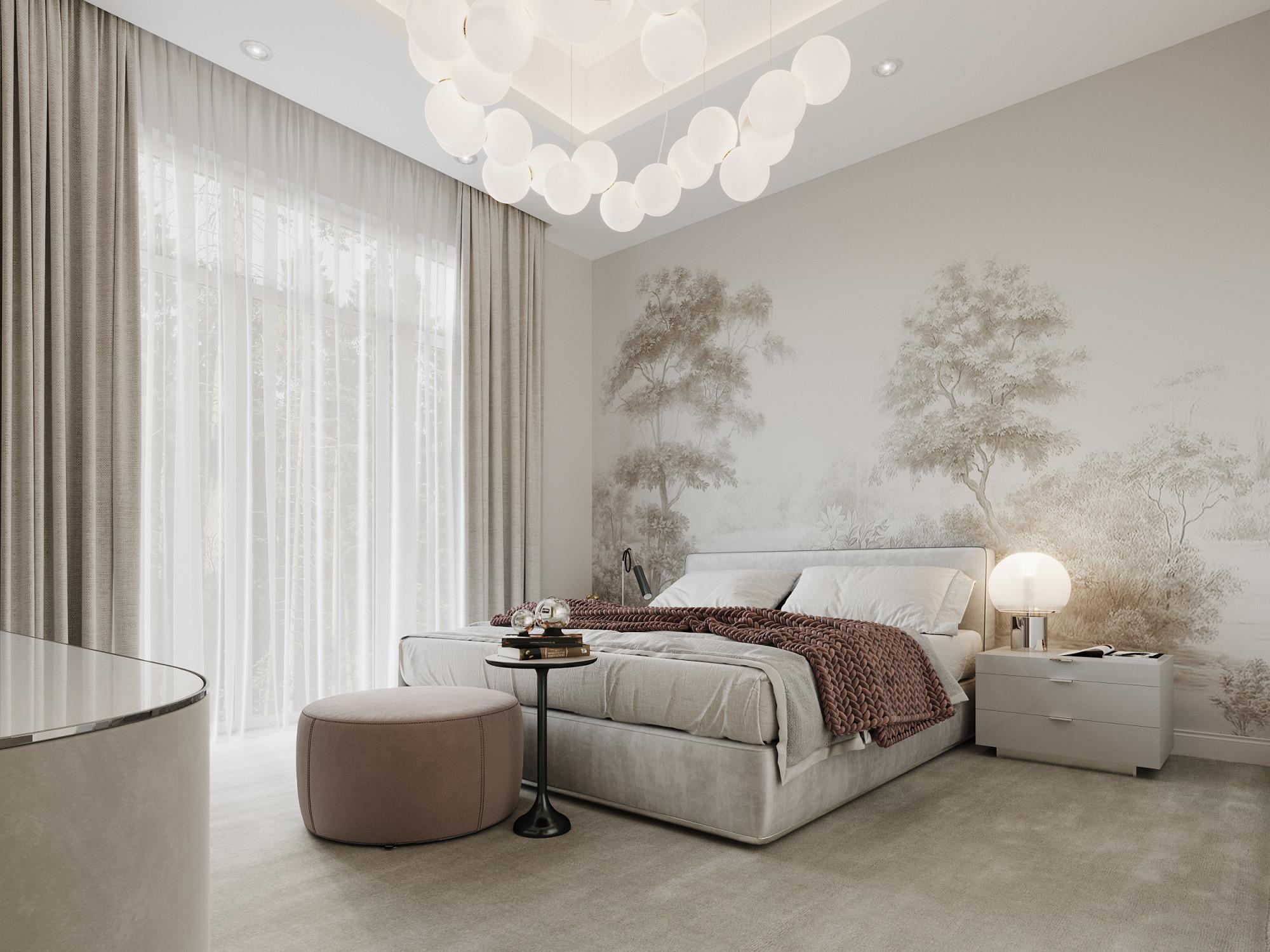 Bedroom № 2 made in the style of Contemporary