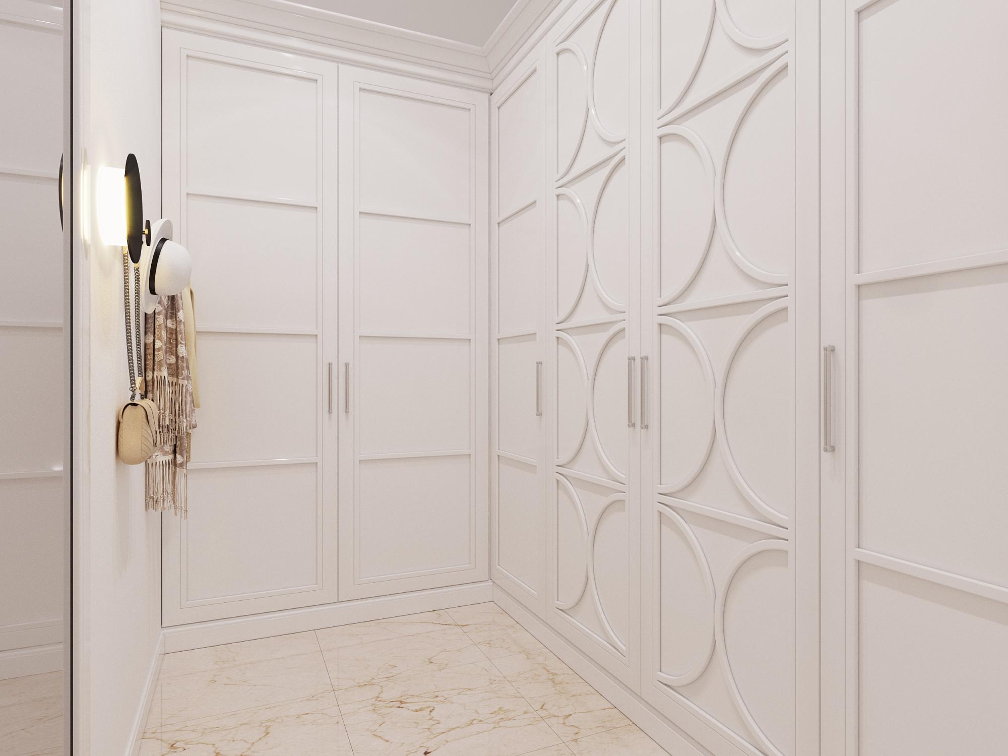 Dressing room in the bedroom №3 made in the style of Contemporary classics