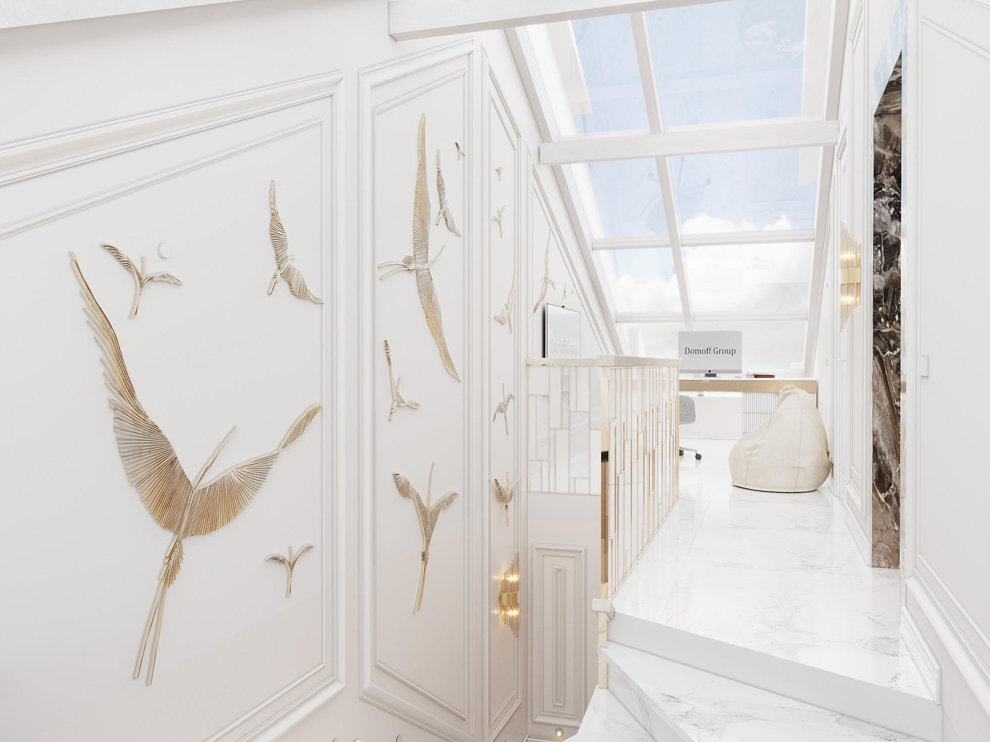 Staircase hall 3rd floor made in the style of Contemporary Minimalism
