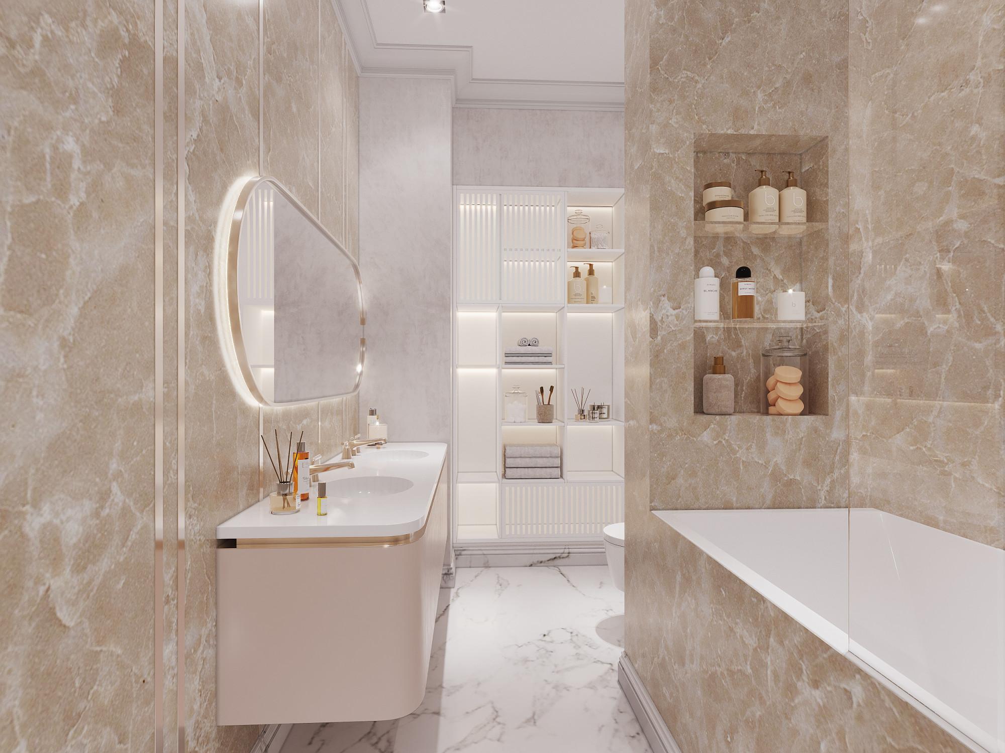 Bathroom made in the style of Contemporary